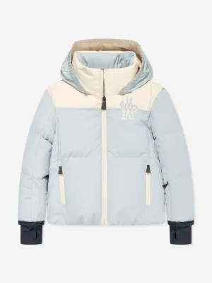 Moncler Enfant Mädchen Grenoble Daunengefütterte Steppjacke in Blau