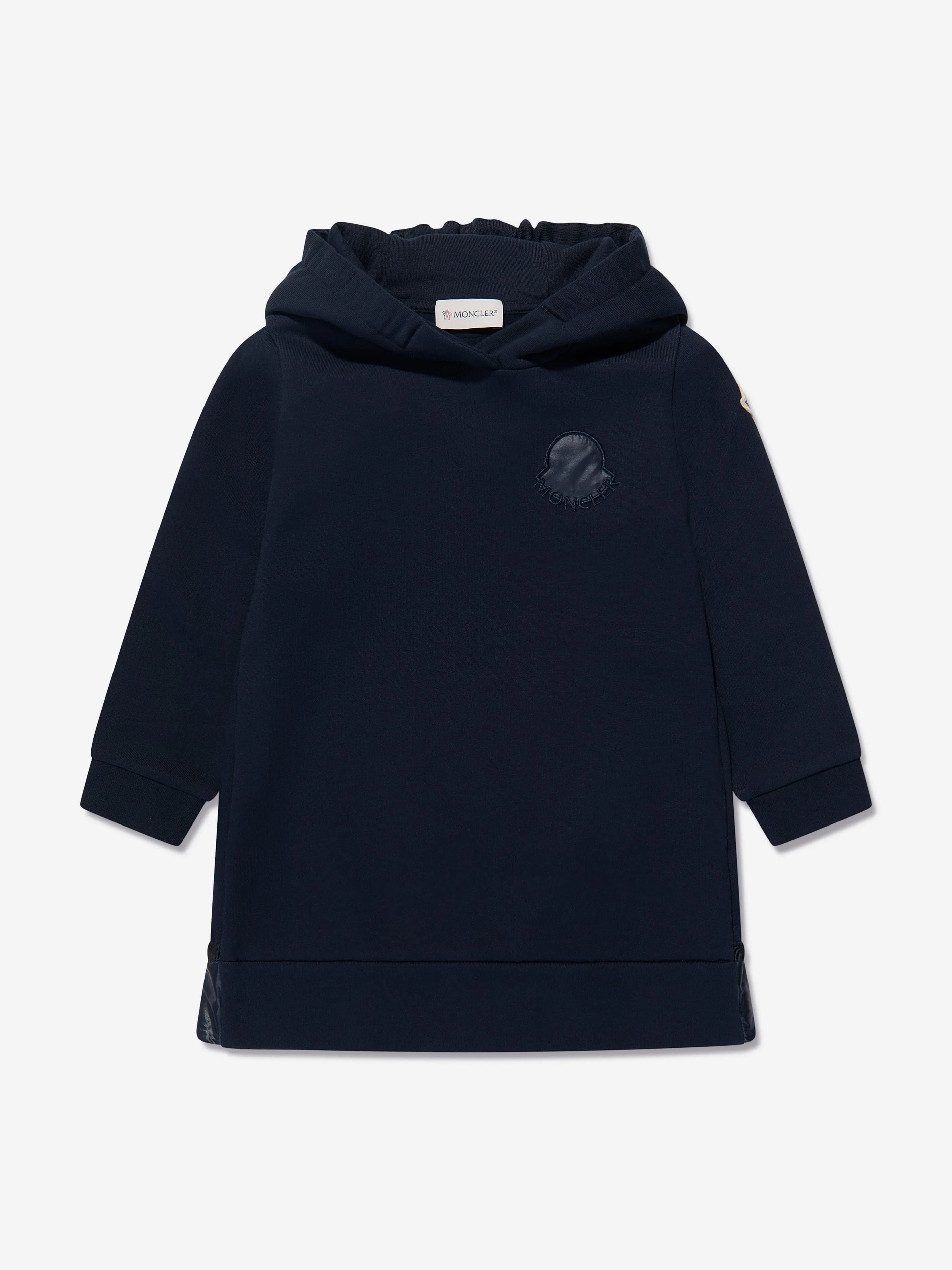 Moncler Enfant Mädchen Kapuzenpullover-Kleid in Marine