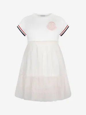 Moncler Enfant Mädchen Jersey & Tüll Kleid