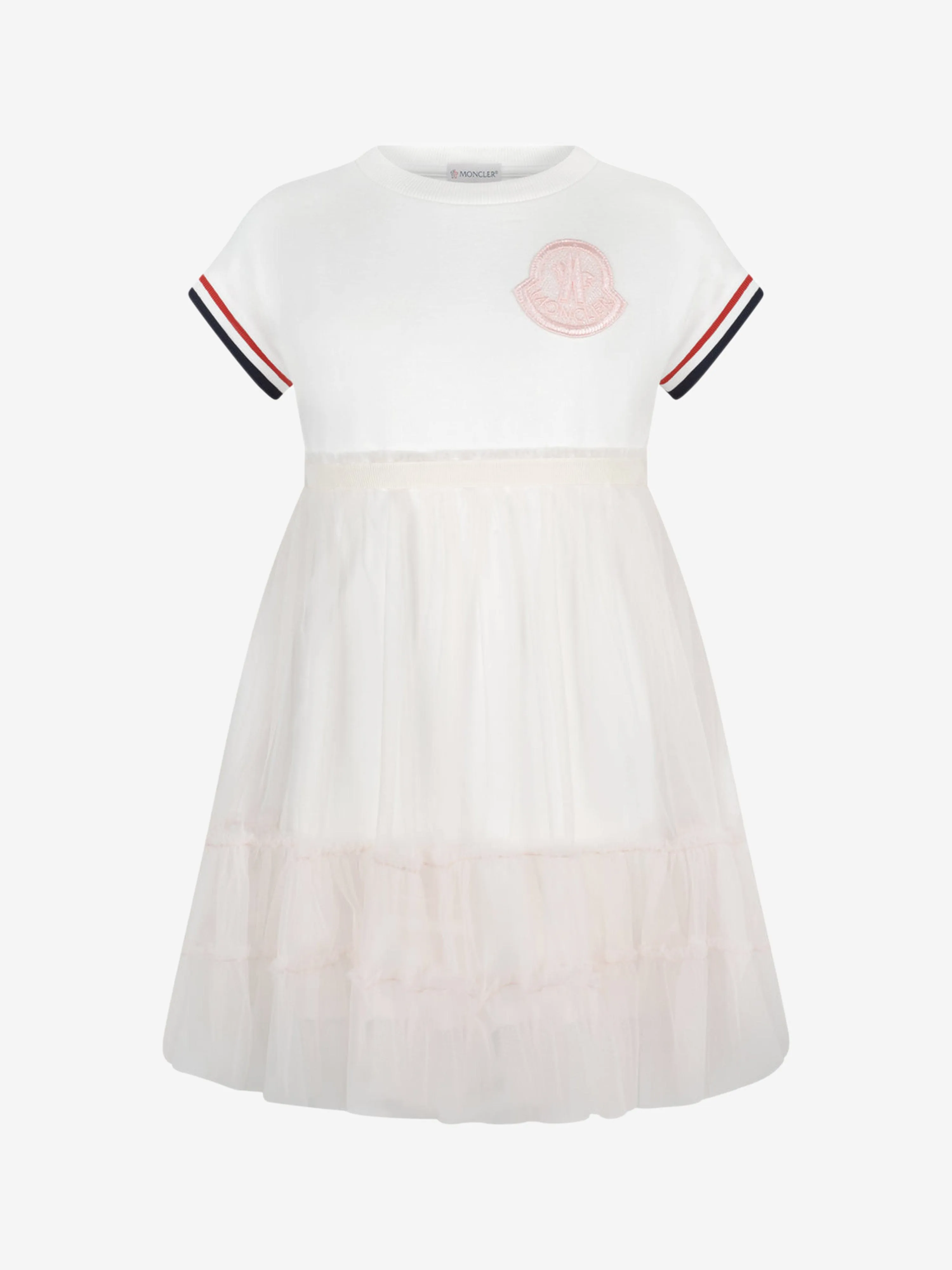 Moncler Enfant Mädchen Jersey & Tüll Kleid