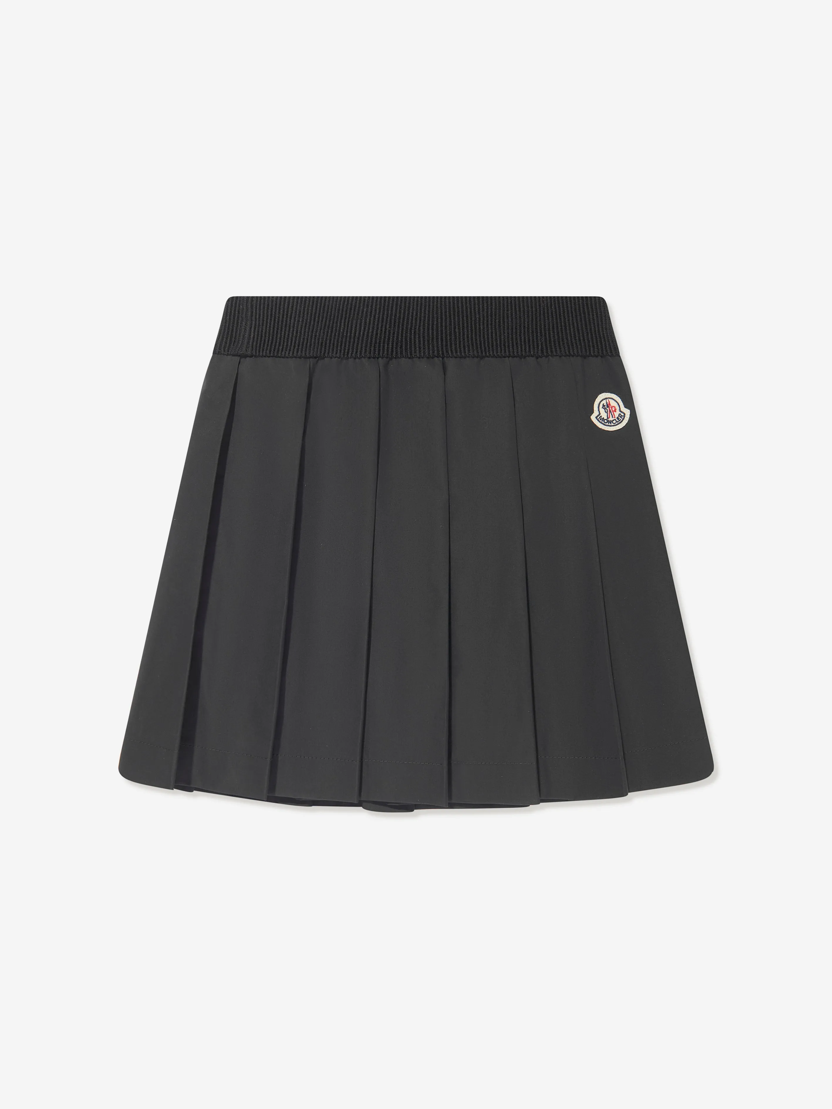 Moncler Enfant Mädchen Plisseerock in Schwarz