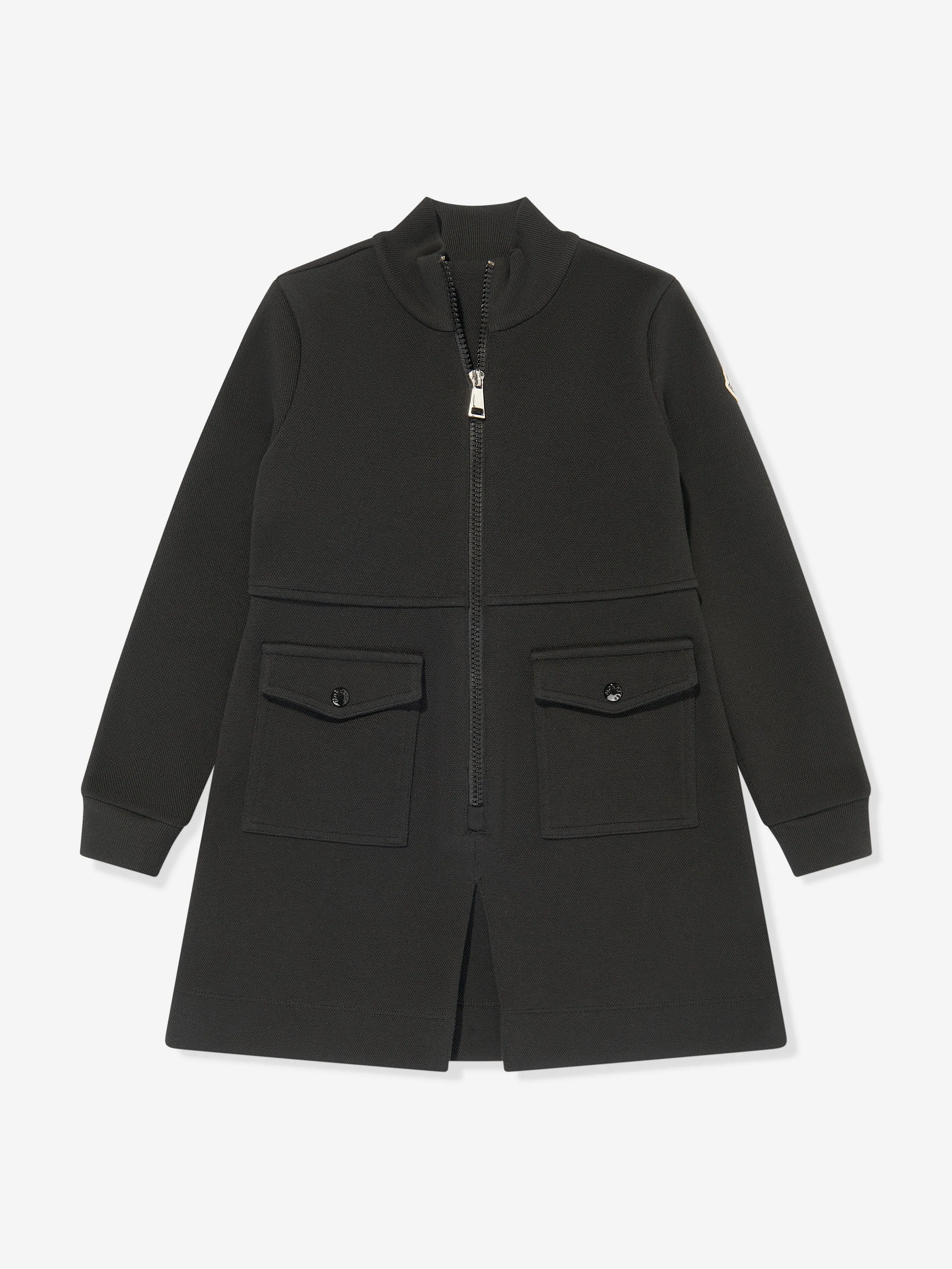 Moncler Enfant Mädchen Reißverschlusskleid in Schwarz