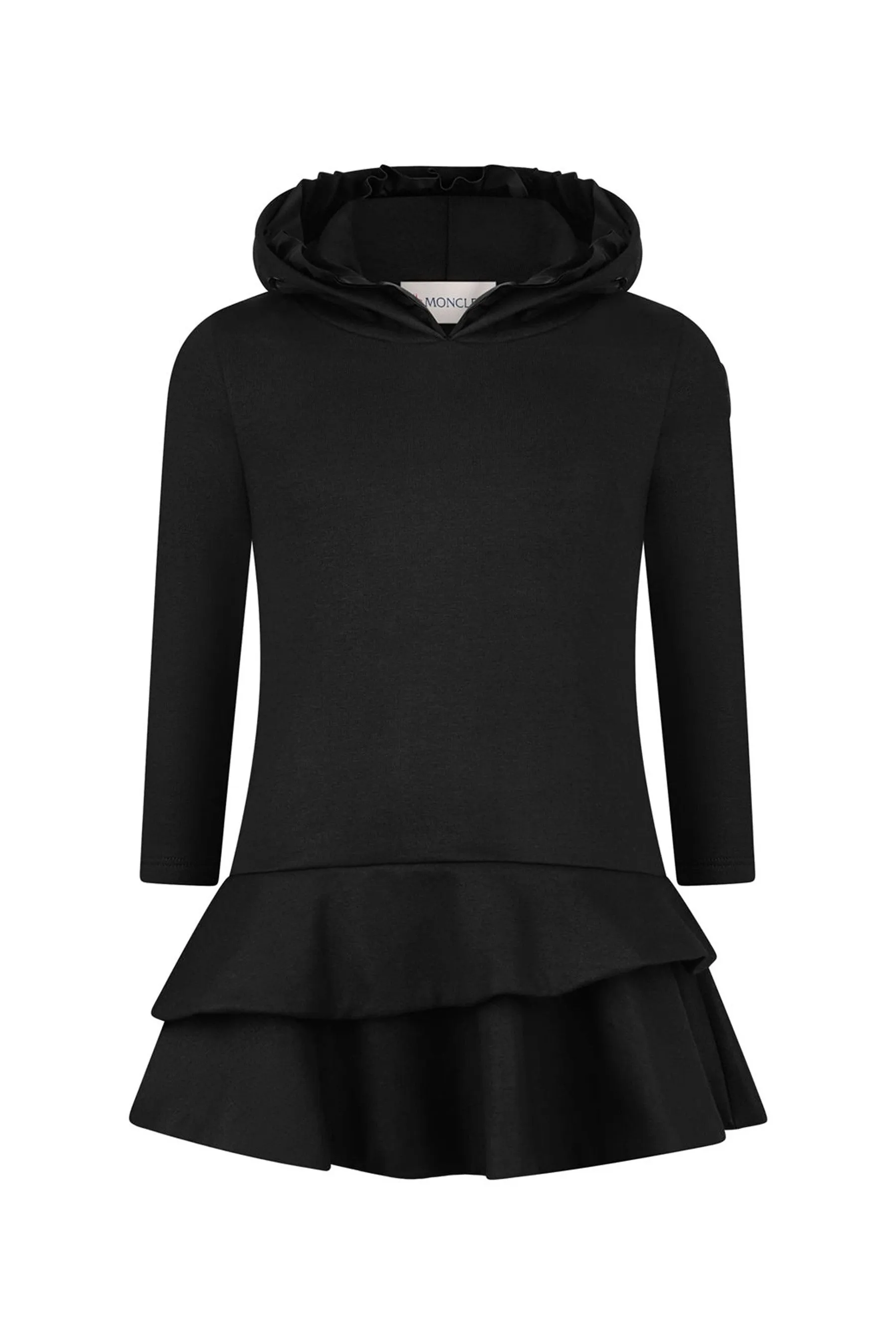 Moncler Girls Baumwollkapuzenkleid