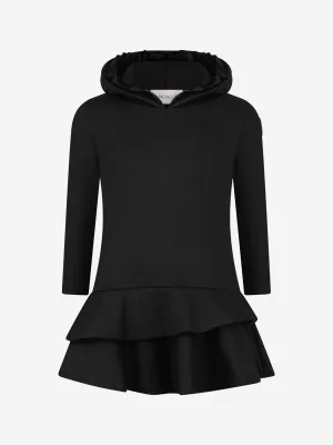 Moncler Girls Baumwollkapuzenkleid