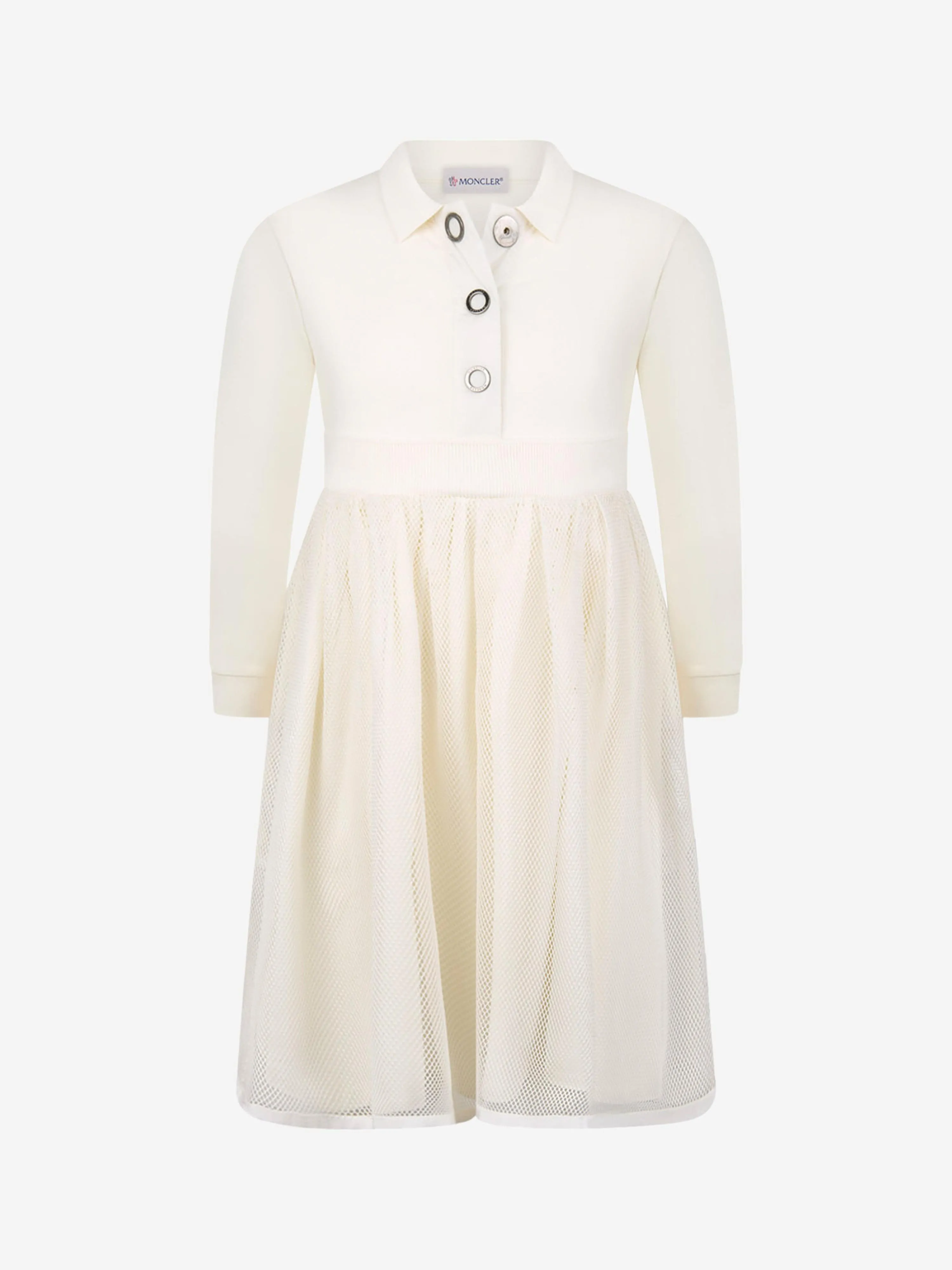 Moncler Girls Baumwoll-Jersey-Kleid