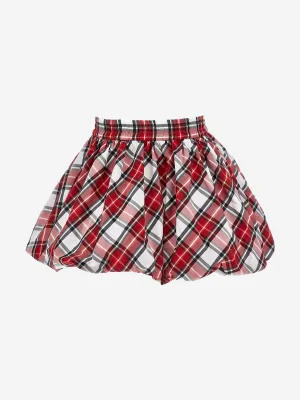 Monnalisa Baby Mädchen Tartan Taffeta Ballonrock in Rot