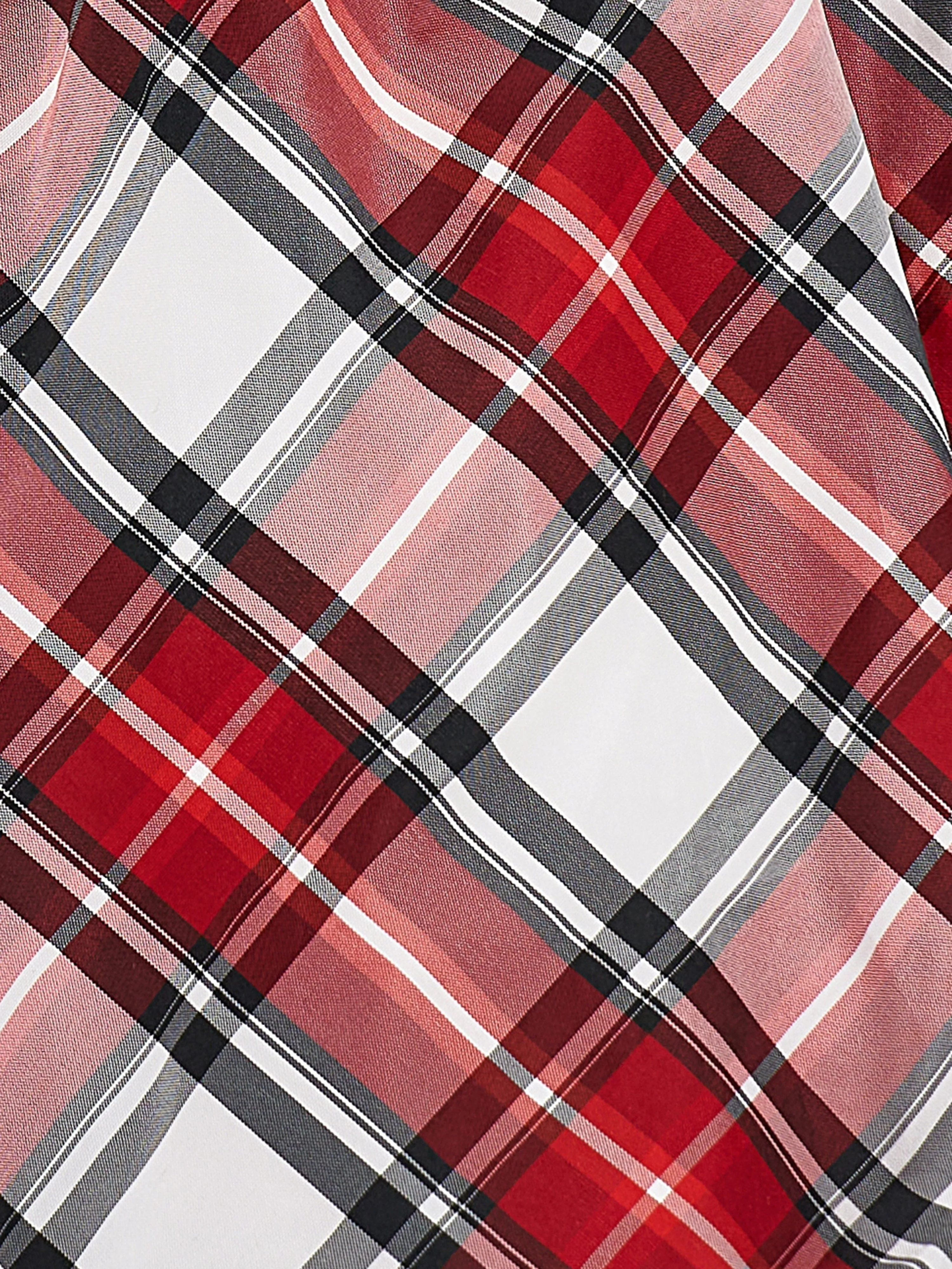 Monnalisa Baby Mädchen Tartan Taffeta Ballonrock in Rot