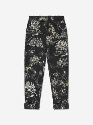 Monnalisa Mädchen Punto Milan Leggings in Schwarz
