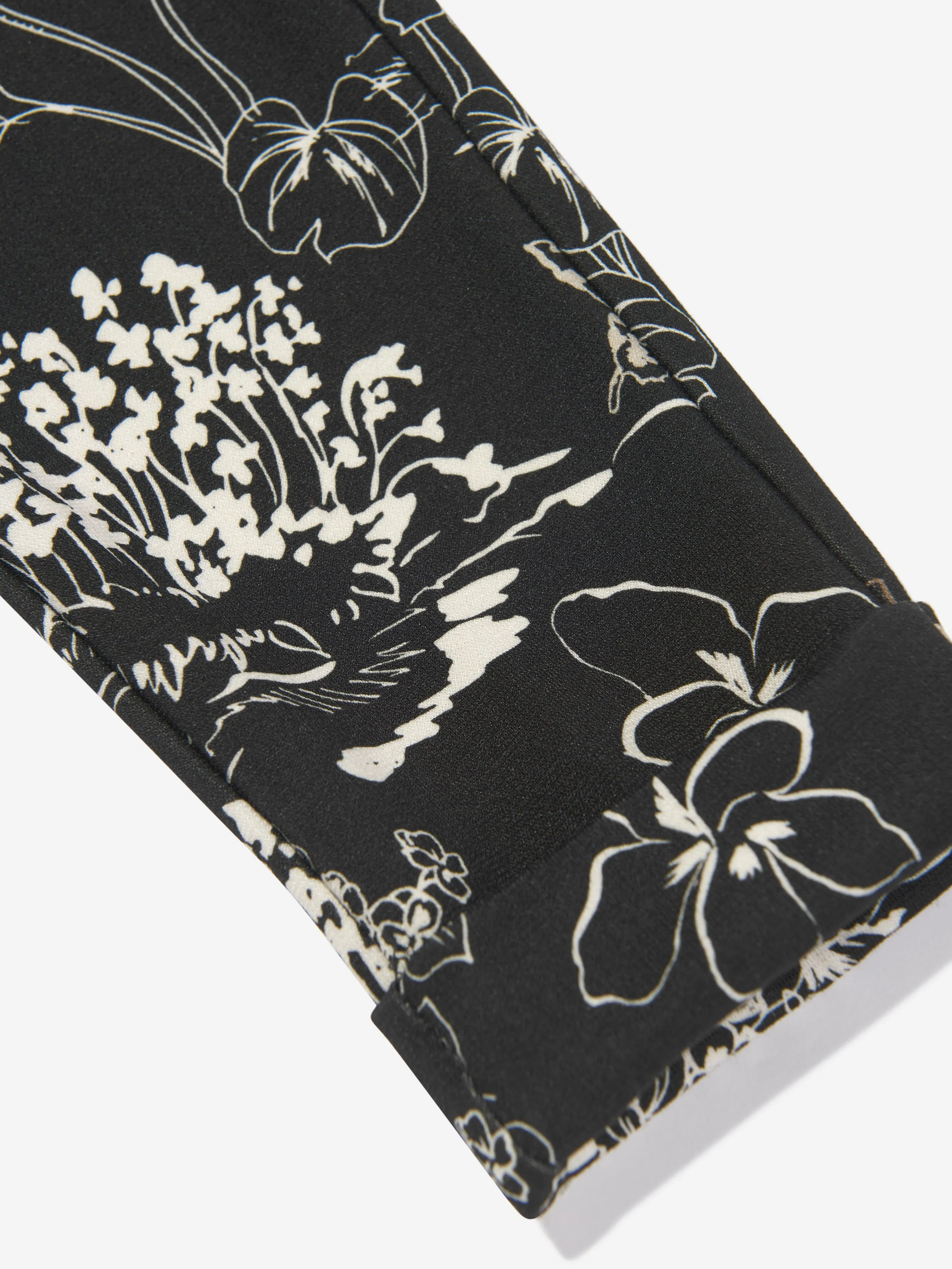 Monnalisa Mädchen Punto Milan Leggings in Schwarz