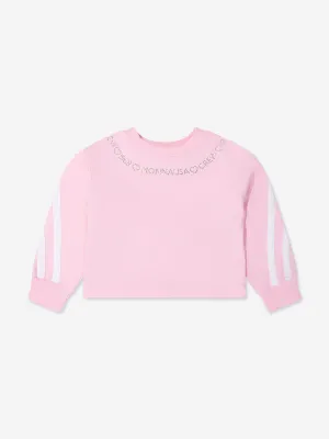 Monnalisa Sportliches Sweatshirt für Mädchen in Rosa