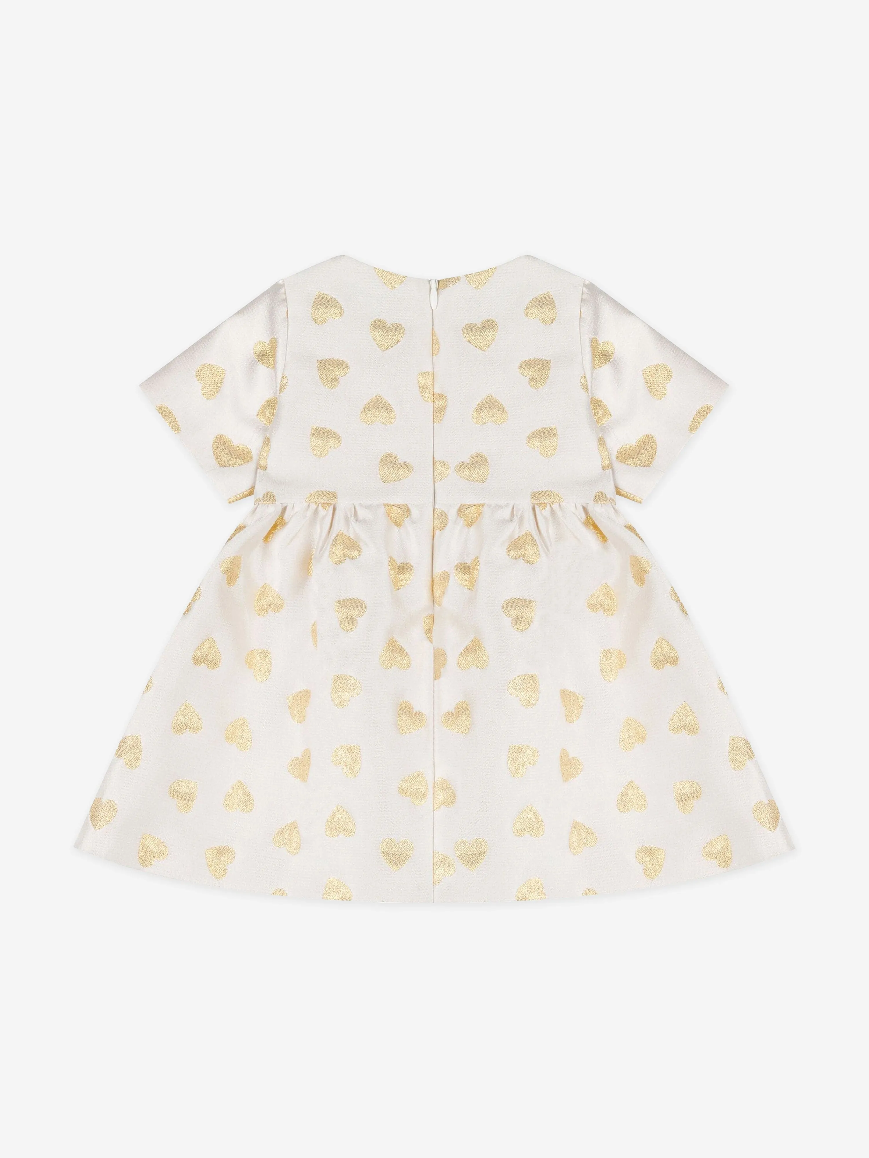 Moschino Baby Mädchen Herzen Kleid in Elfenbein