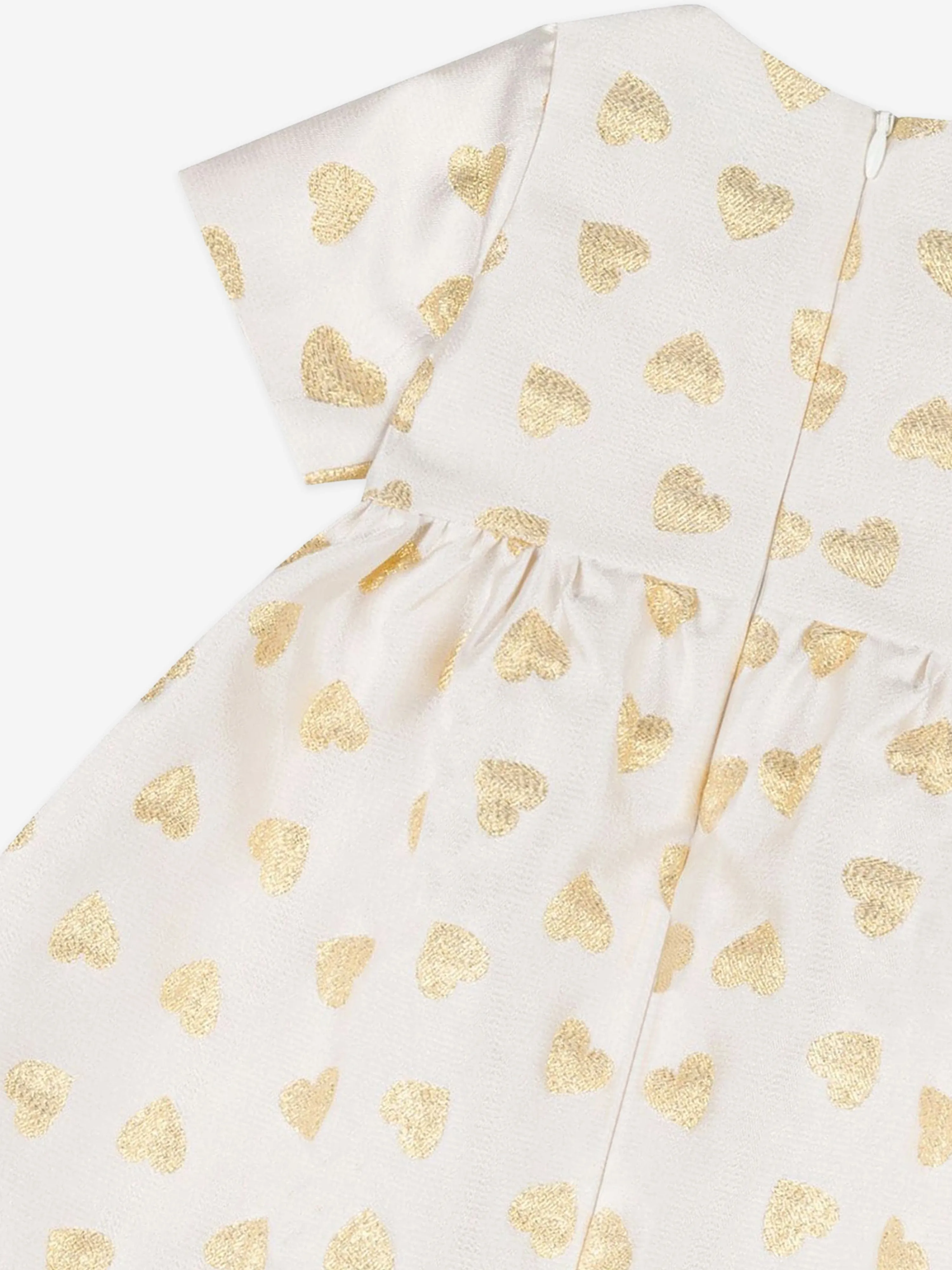 Moschino Baby Mädchen Herzen Kleid in Elfenbein
