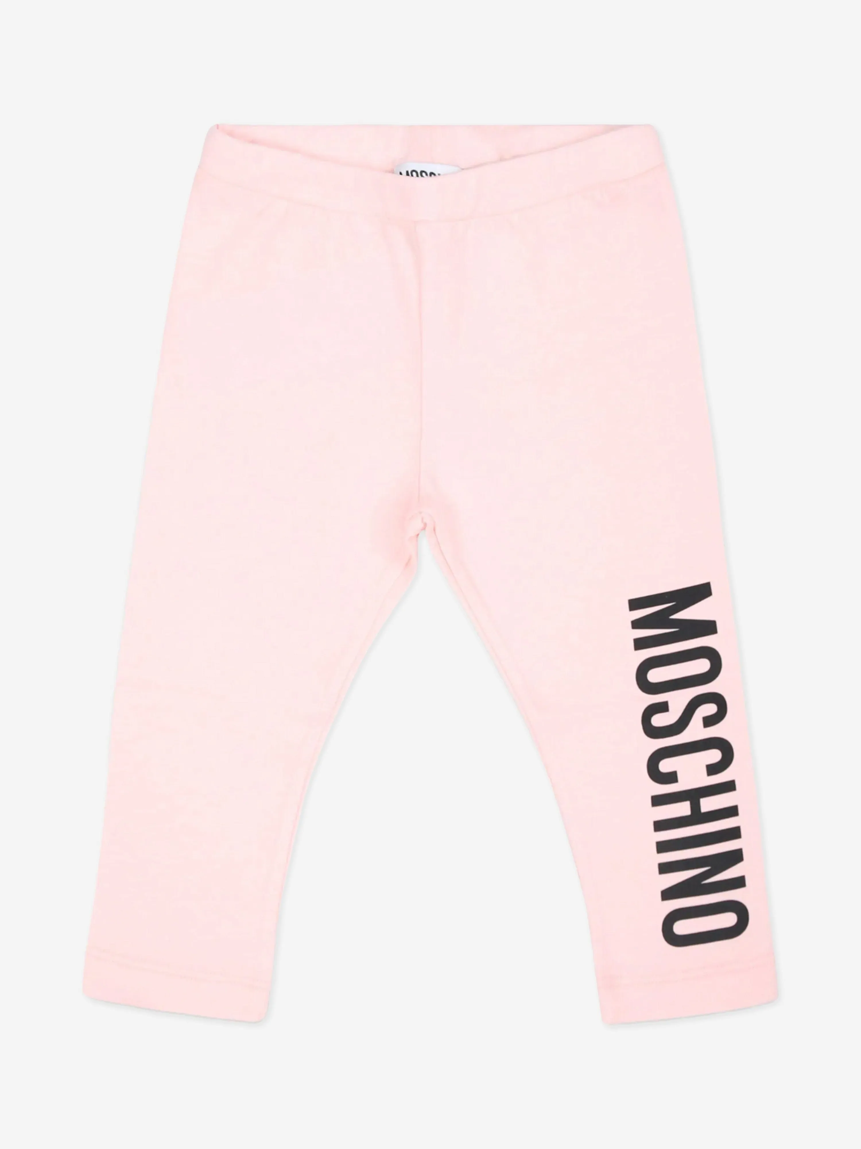 Moschino Baby Mädchen Logo Leggings in Rosa