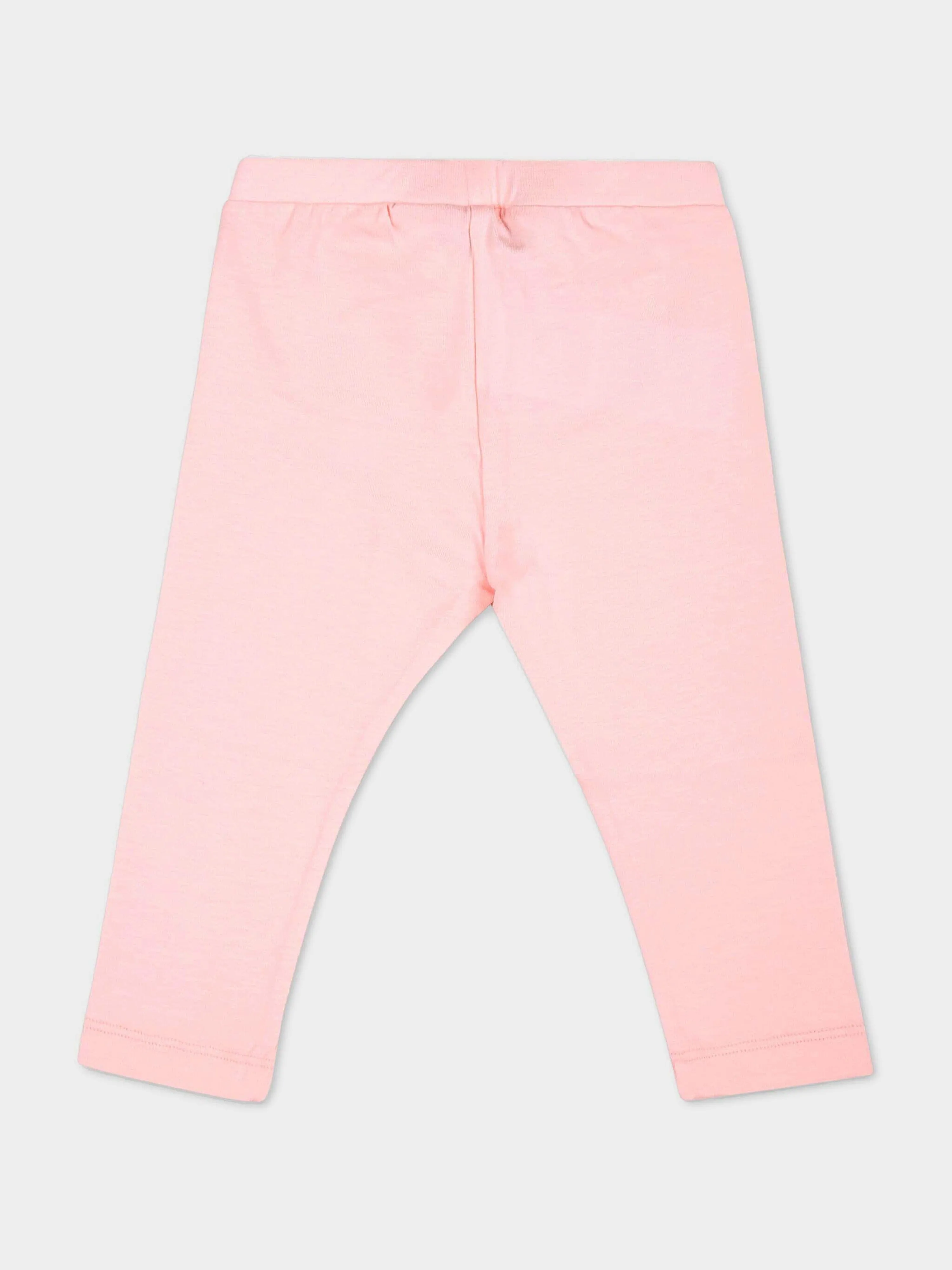 Moschino Baby Mädchen Logo Leggings in Rosa
