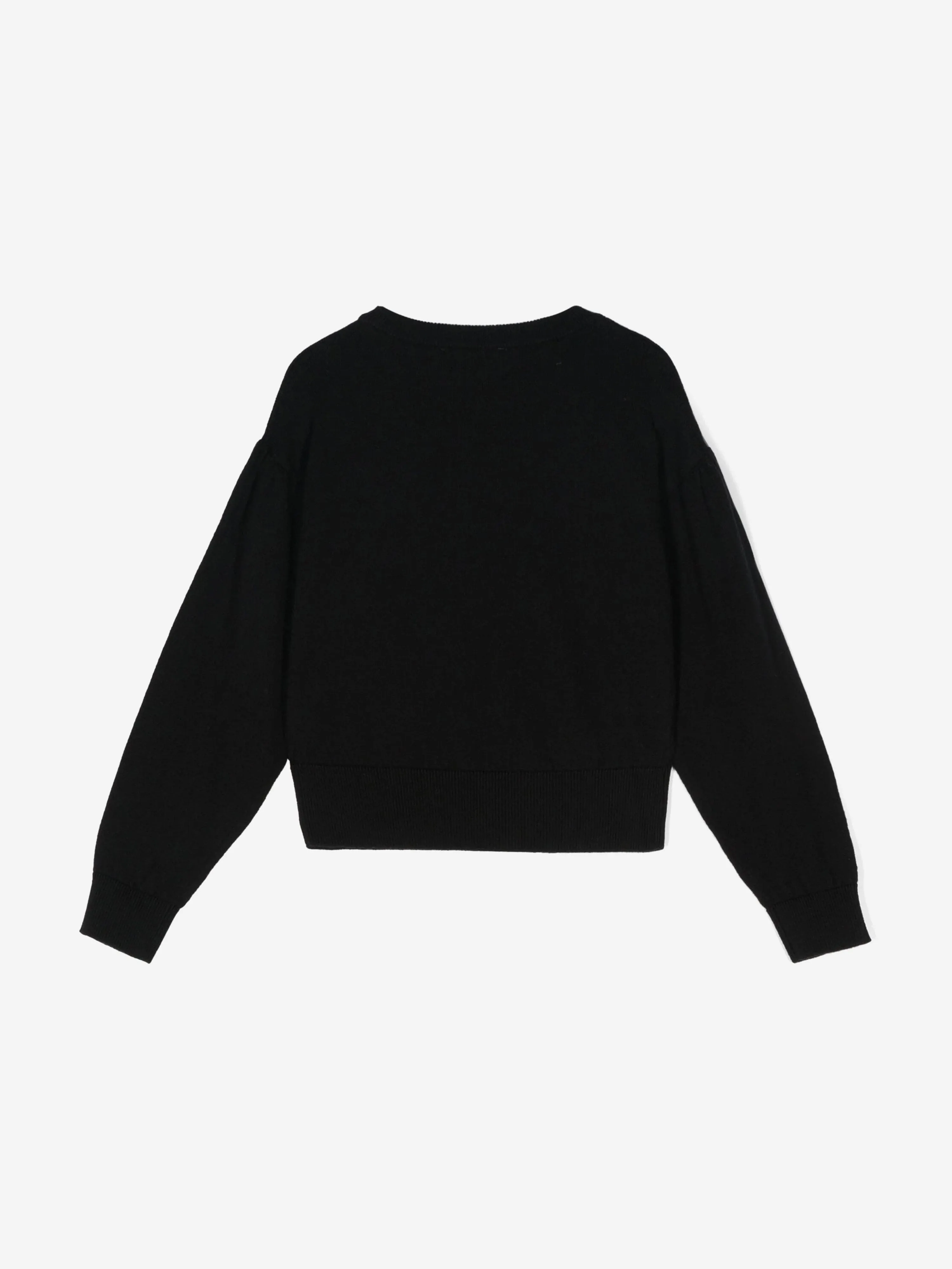 Moschino Mädchen Bär Herz Logo Pullover in Schwarz