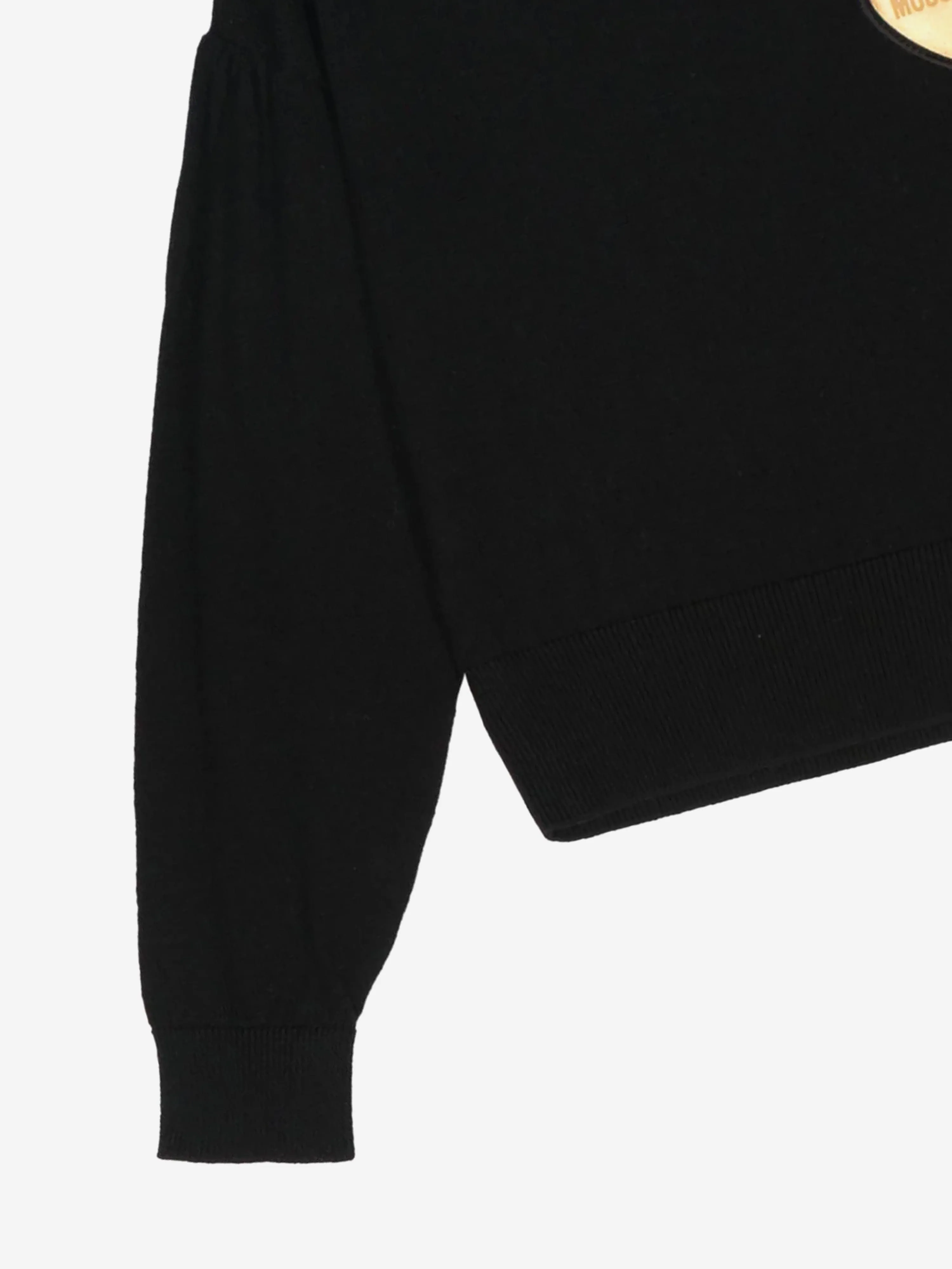 Moschino Mädchen Bär Herz Logo Pullover in Schwarz