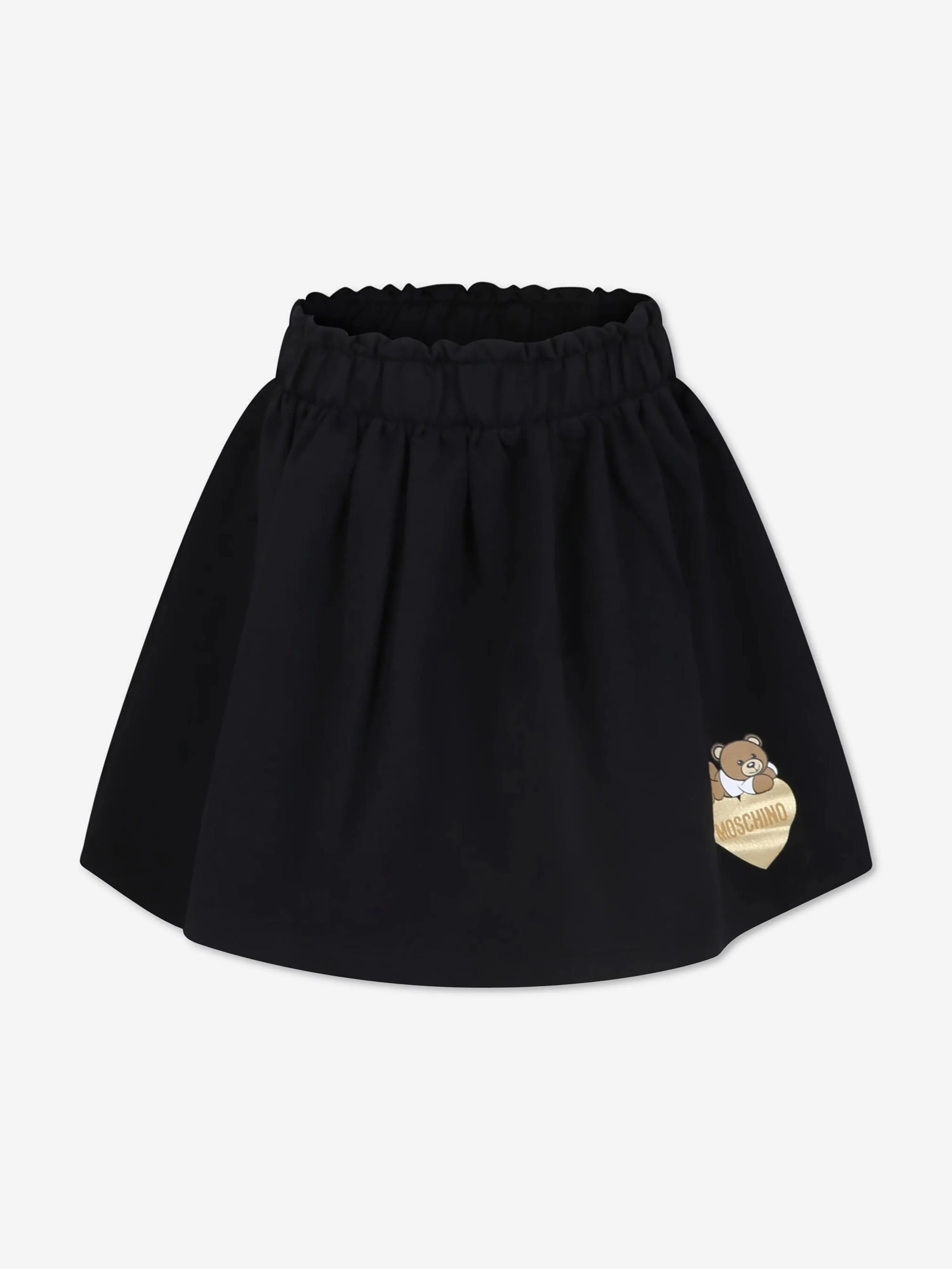 Moschino Mädchen Bär Logo Rock in Schwarz