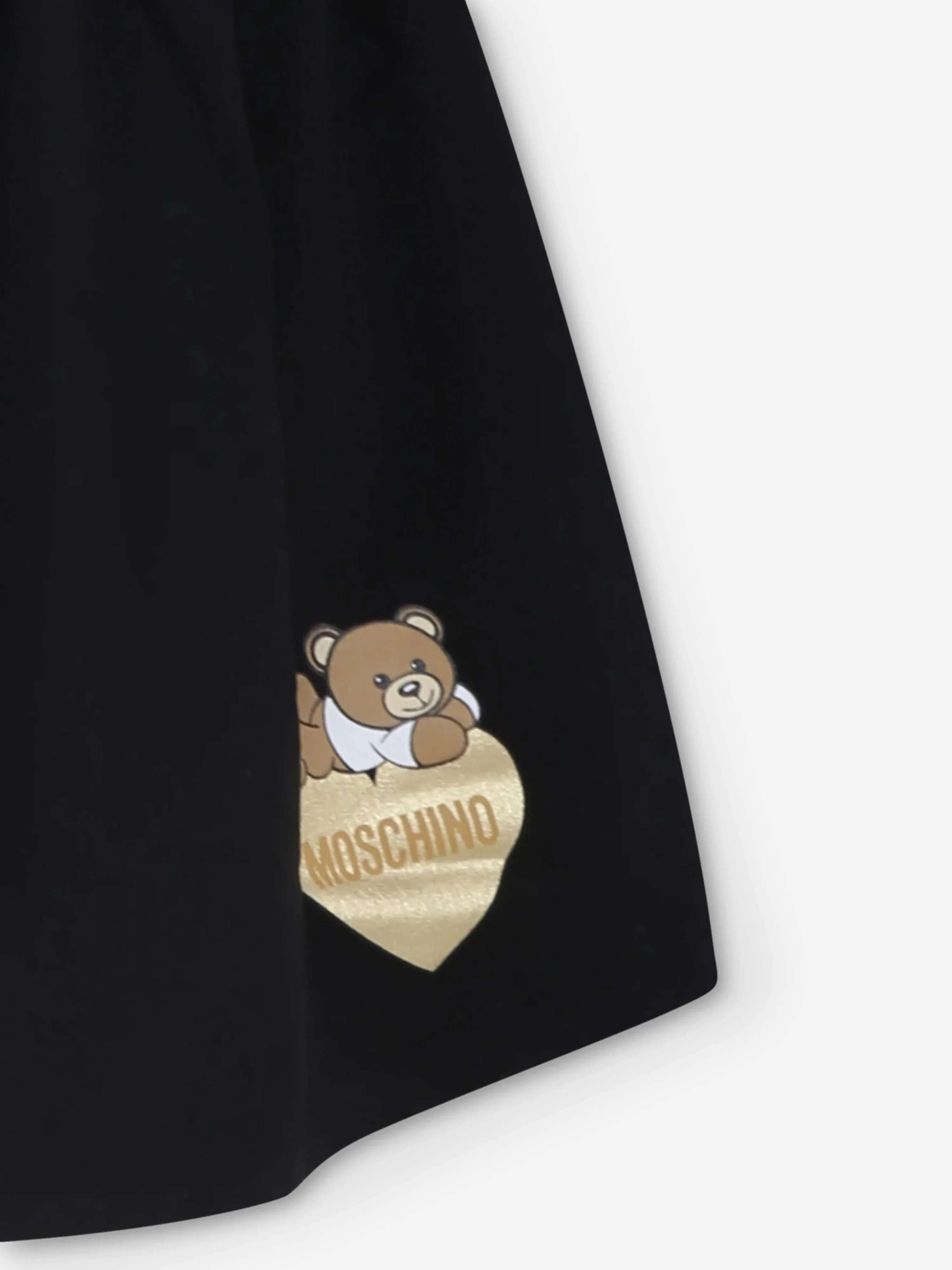 Moschino Mädchen Bär Logo Rock in Schwarz