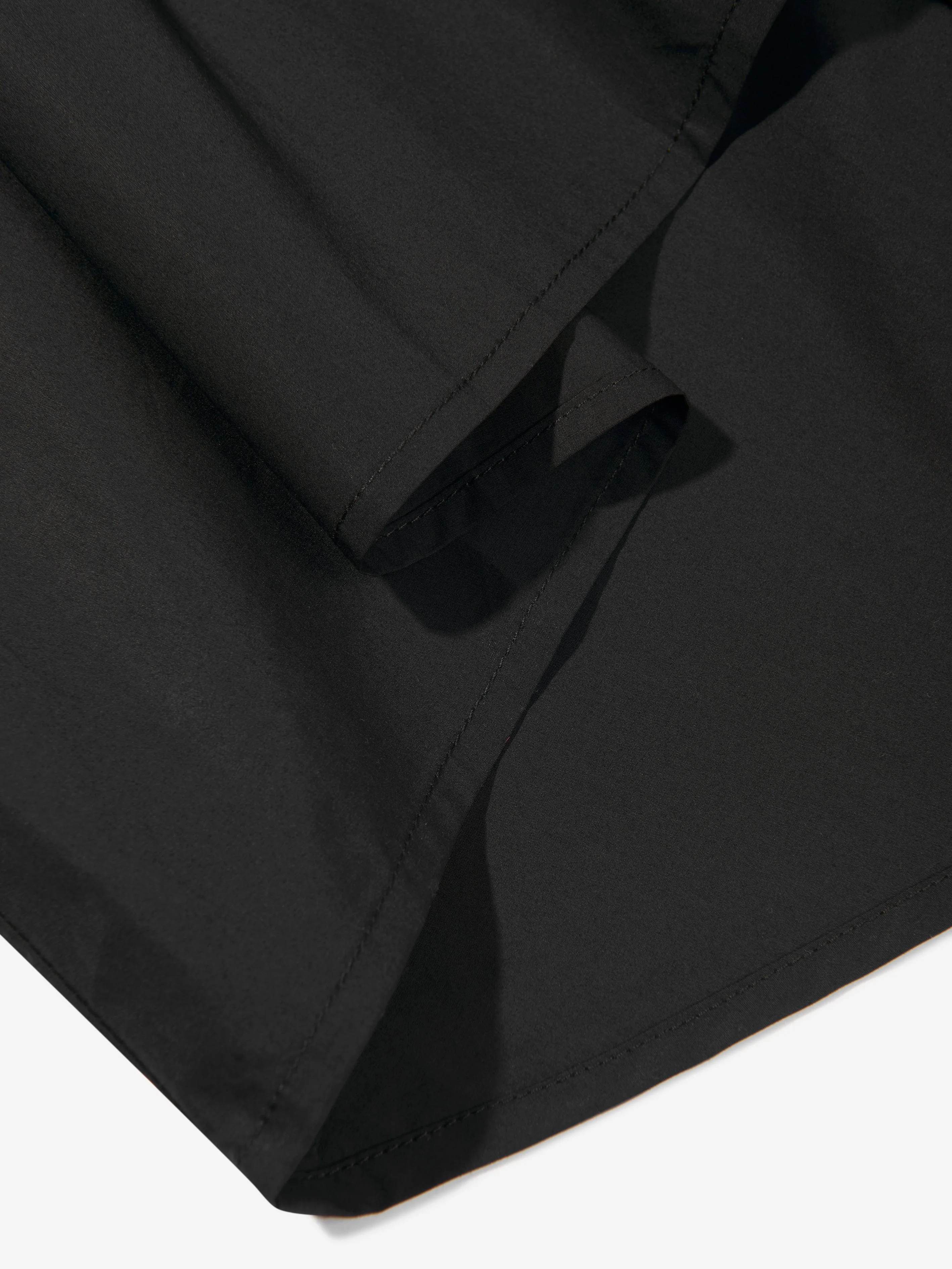 Moschino Mädchen Baumwoll-Logo-Kleid in Schwarz