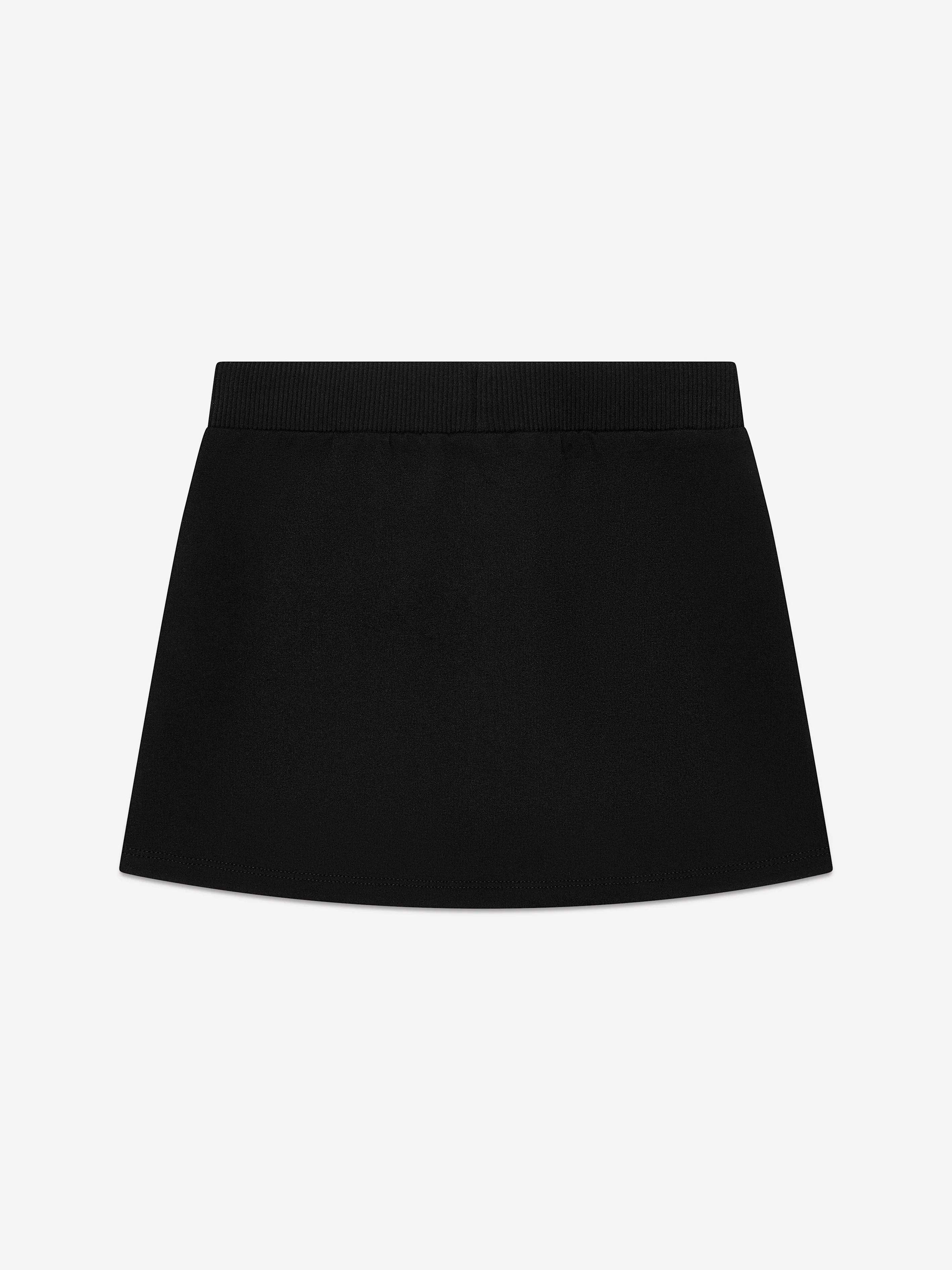 Moschino Mädchen Jersey Logo Rock in Schwarz
