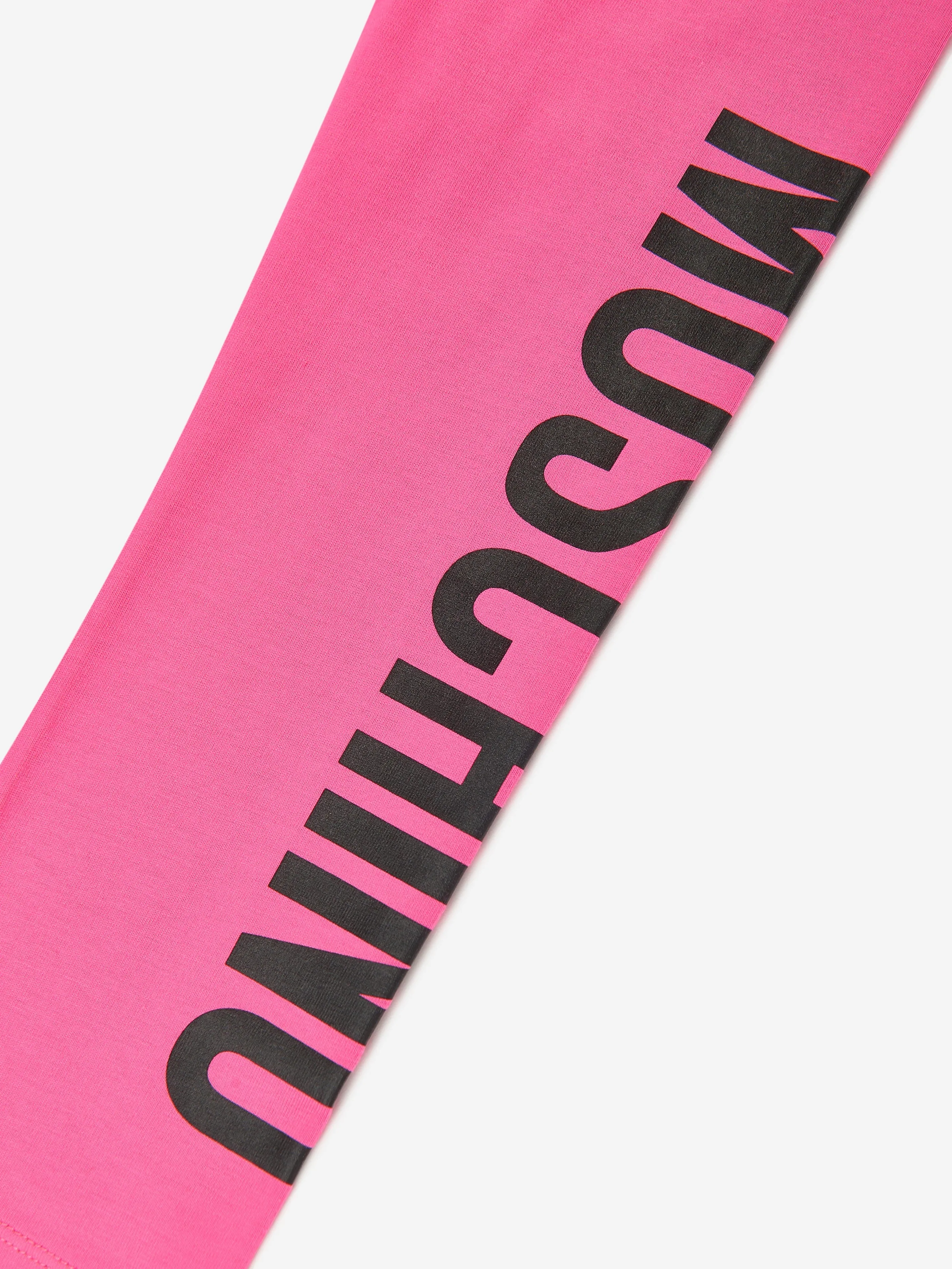 Moschino Girls Logo Leggings in Rosa