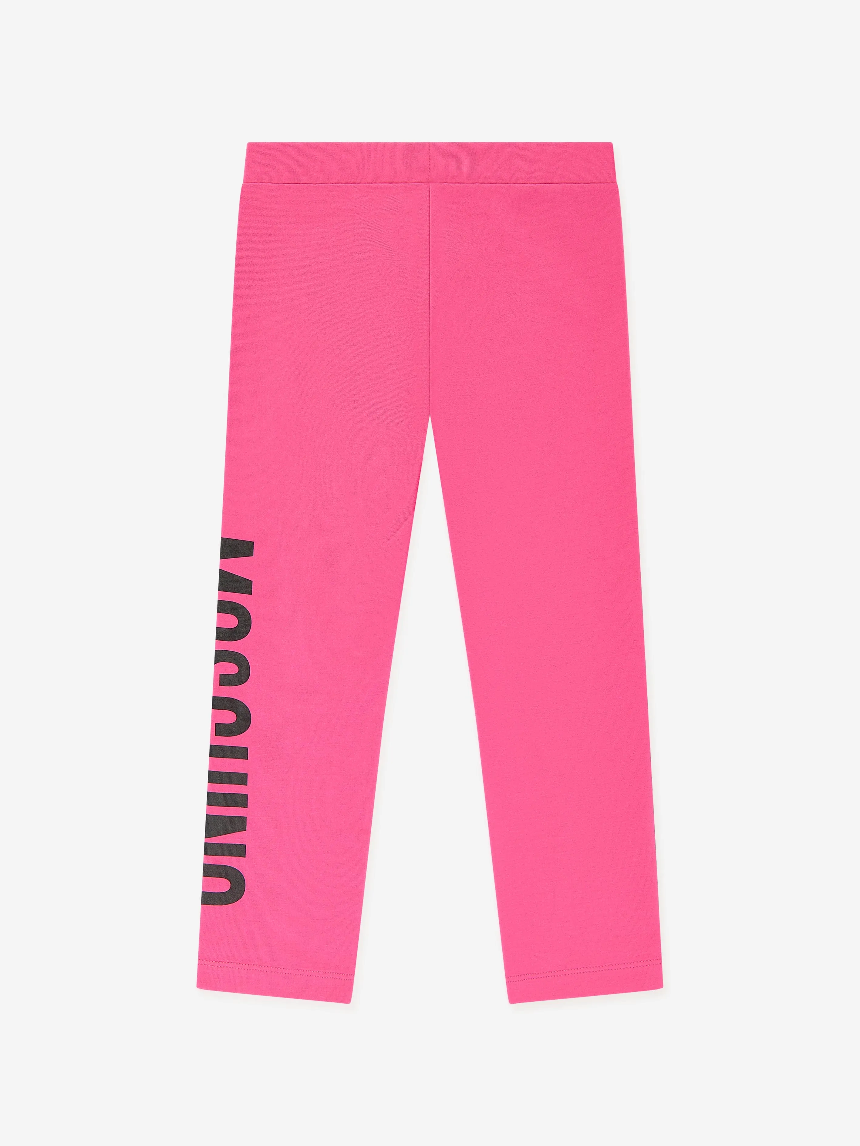 Moschino Girls Logo Leggings in Rosa