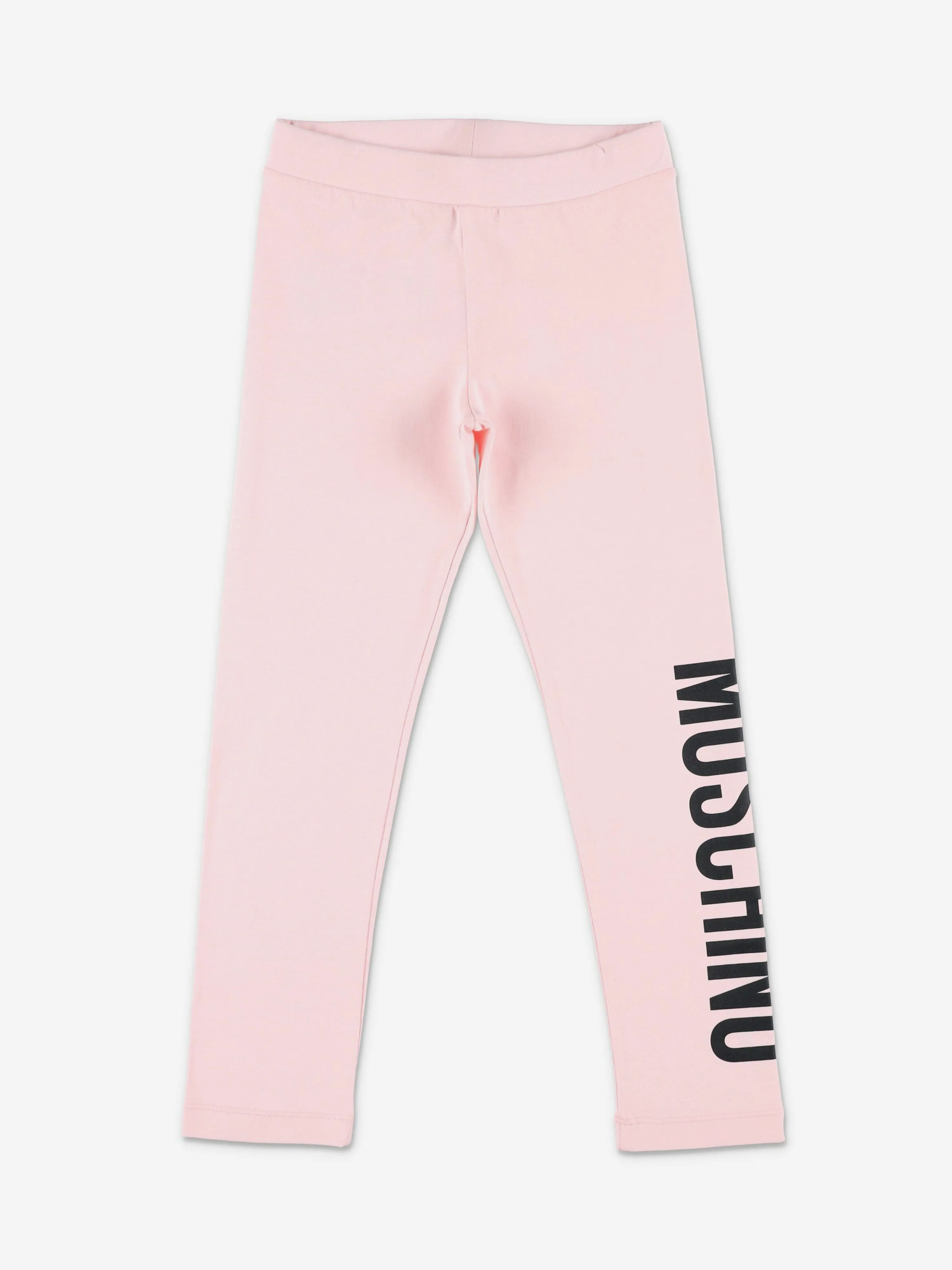 Moschino Girls Logo Leggings in Rosa