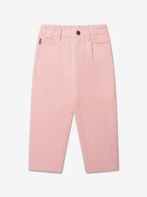Moschino Girls Logo-Hosentasche Hose in Rosa