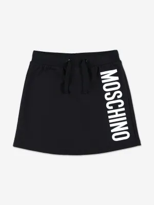 Moschino Girls Logo Rock in Schwarz