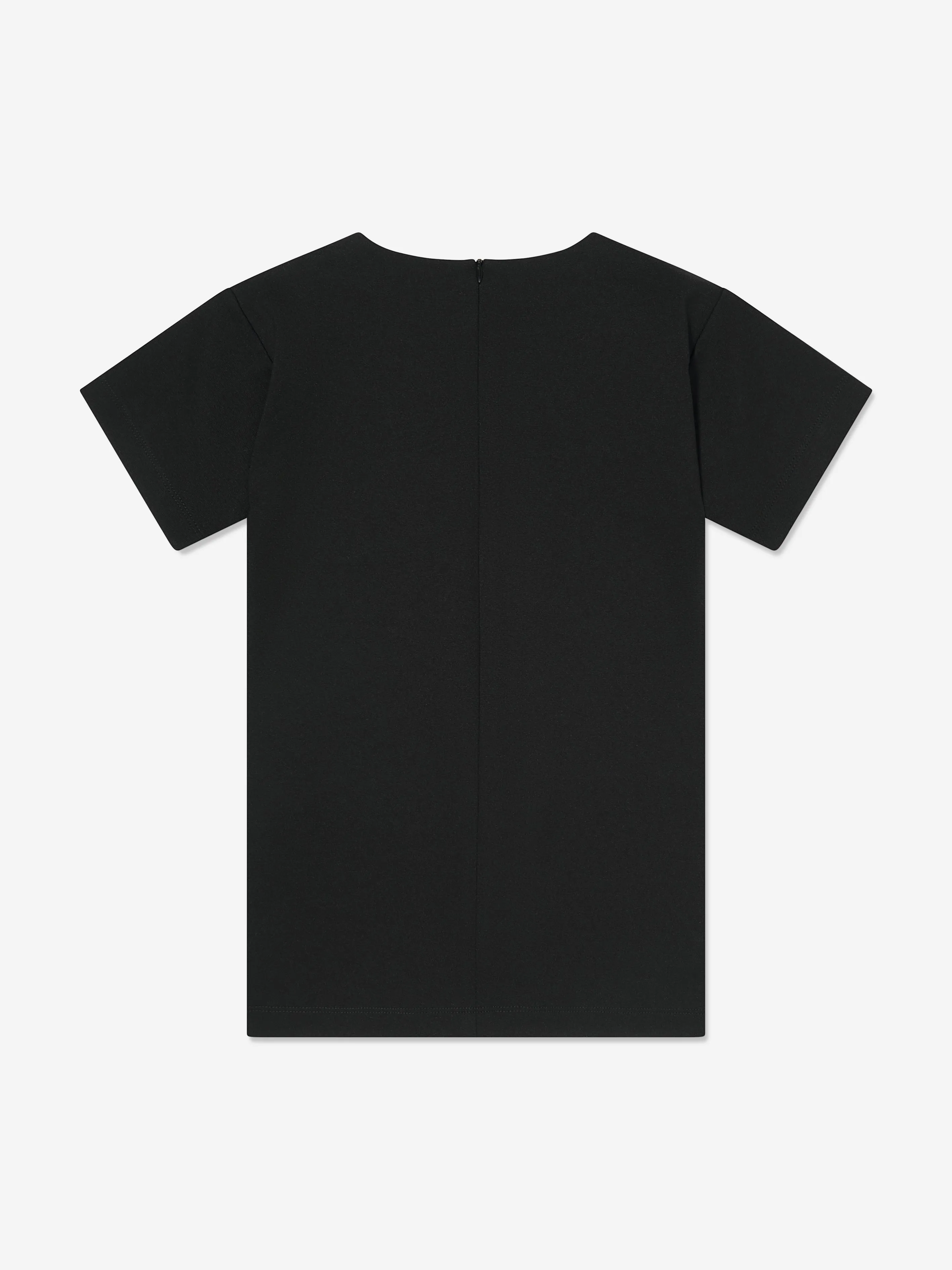 Moschino Mädchen Halskette Print Kleid in Schwarz