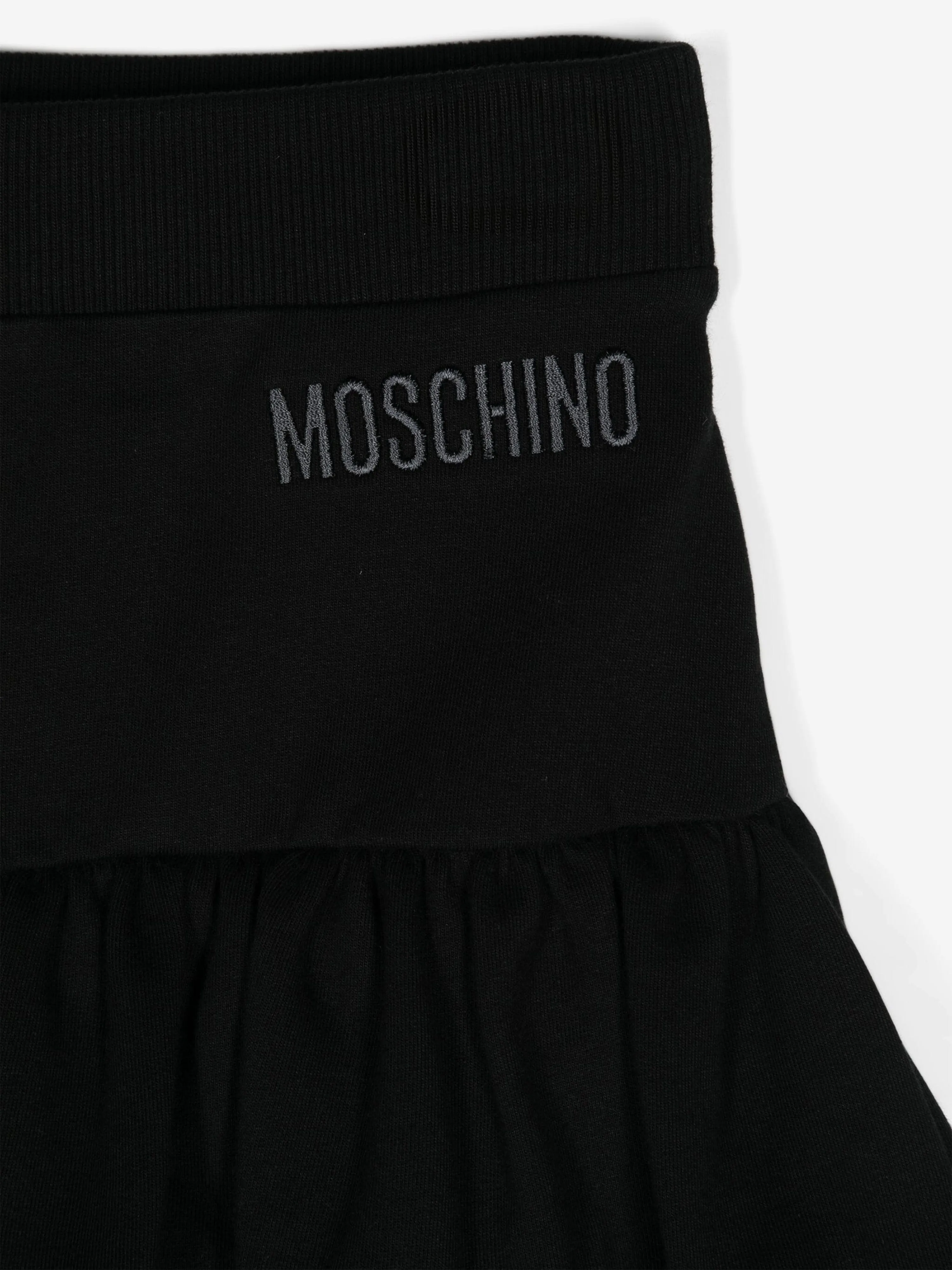 Moschino Mädchen Rüschenrock in Schwarz