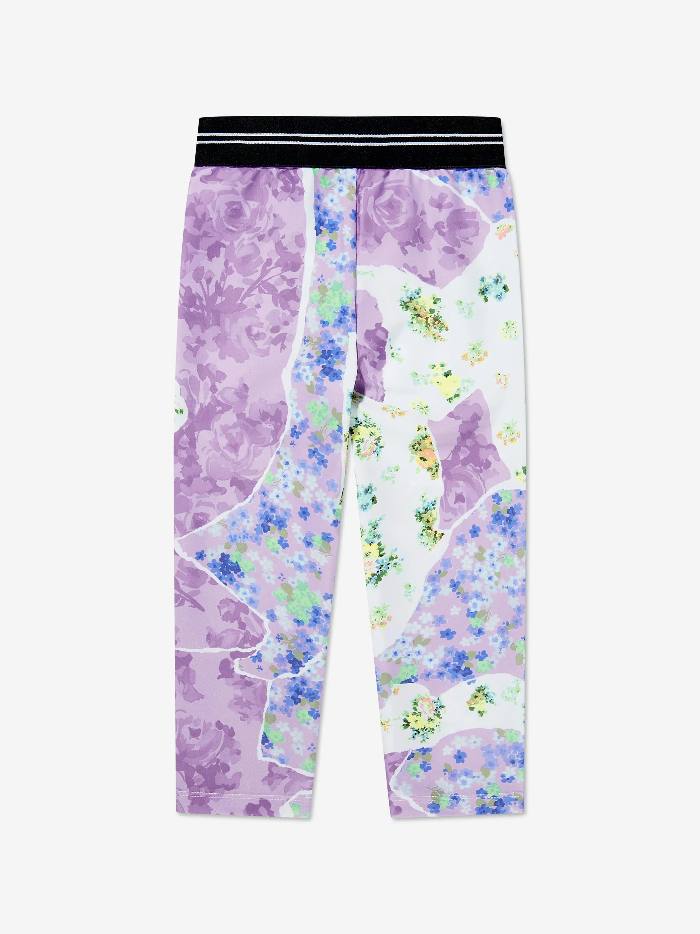 MSGM Mädchen Blumenmuster Leggings in Mehrfarben