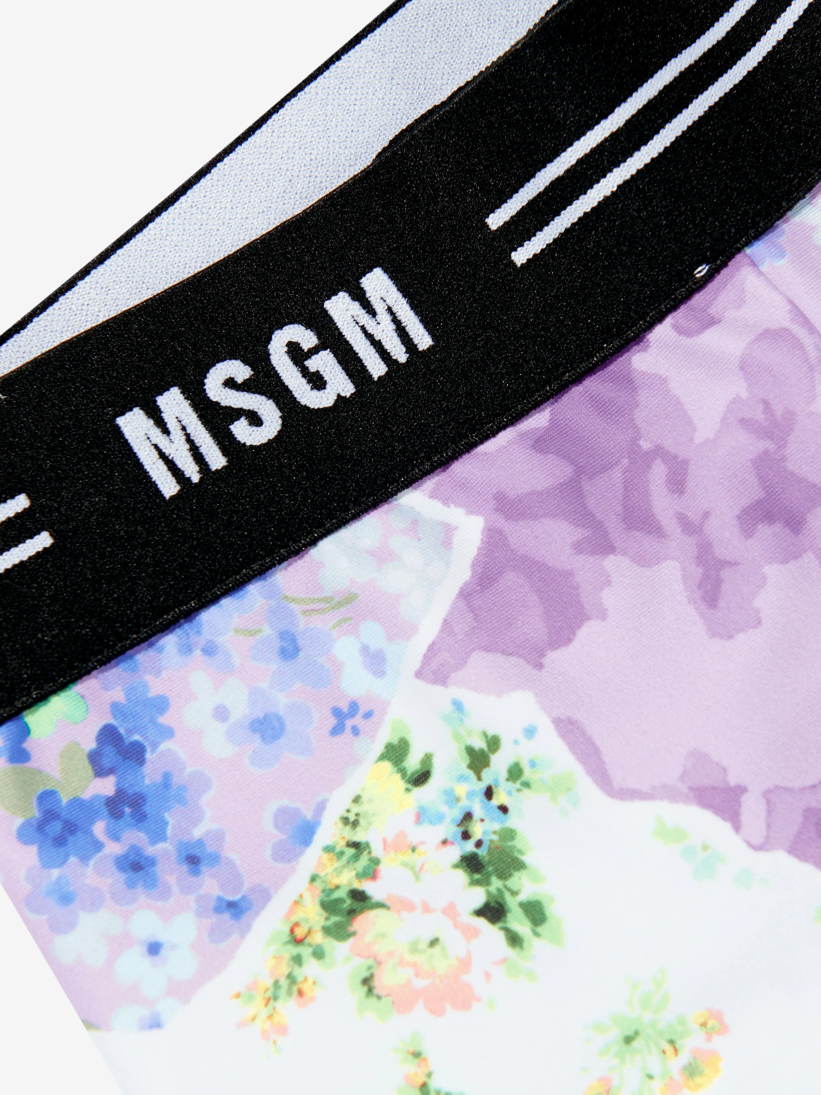 MSGM Mädchen Blumenmuster Leggings in Mehrfarben