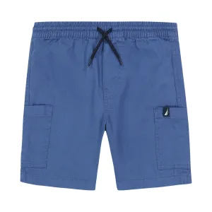 Nautica Jungen-Zieh-Cargo-Shorts Blau Mirage Nautica