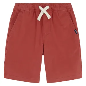 Nautica Jungen Einfarbige Bundfalten-Shorts Pink Clay Nautica