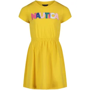 Nautica Mädchen Regenbogenkleid (7-16) Neon Gelb Nautica