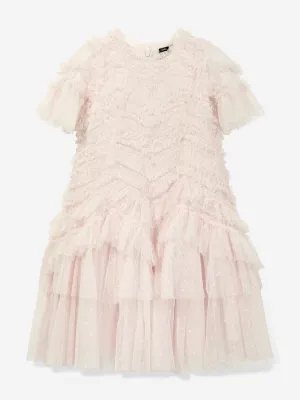 Needle & Thread Mädchen Elia Tüllkleid in Rosa