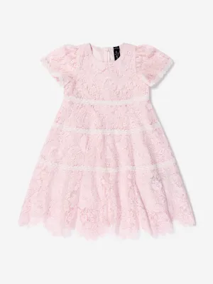 Needle & Thread Mädchen Spitze Primel Kleid in Rosa
