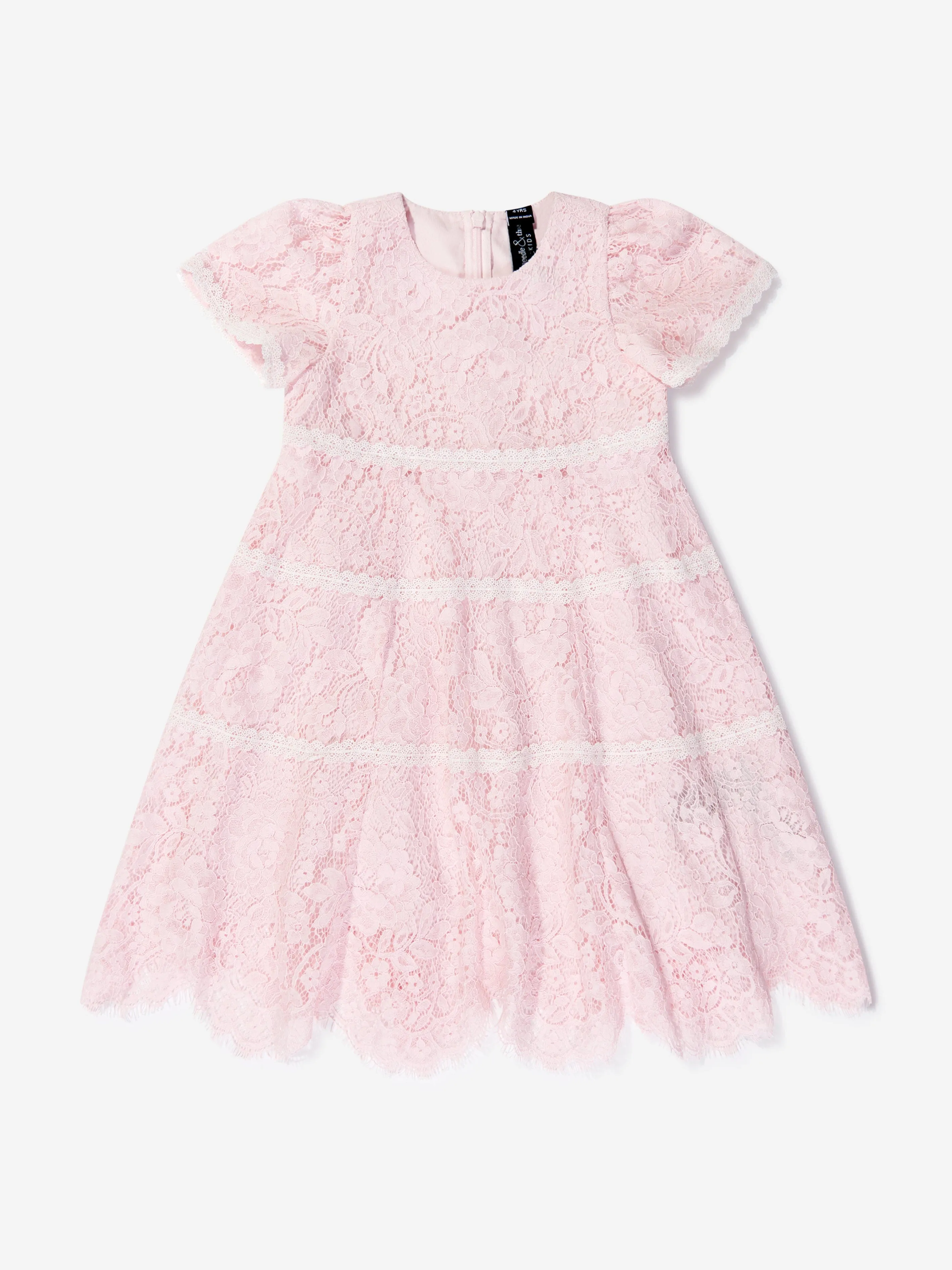 Needle & Thread Mädchen Spitze Primel Kleid in Rosa