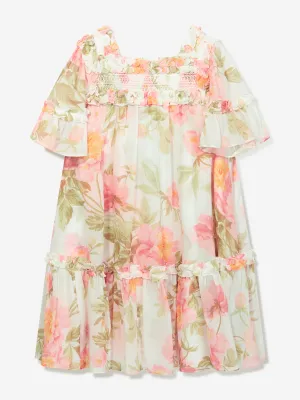 Needle & Thread Mädchen Pfingstrose Versprechen Chiffon Kleid in Mehrfarbig