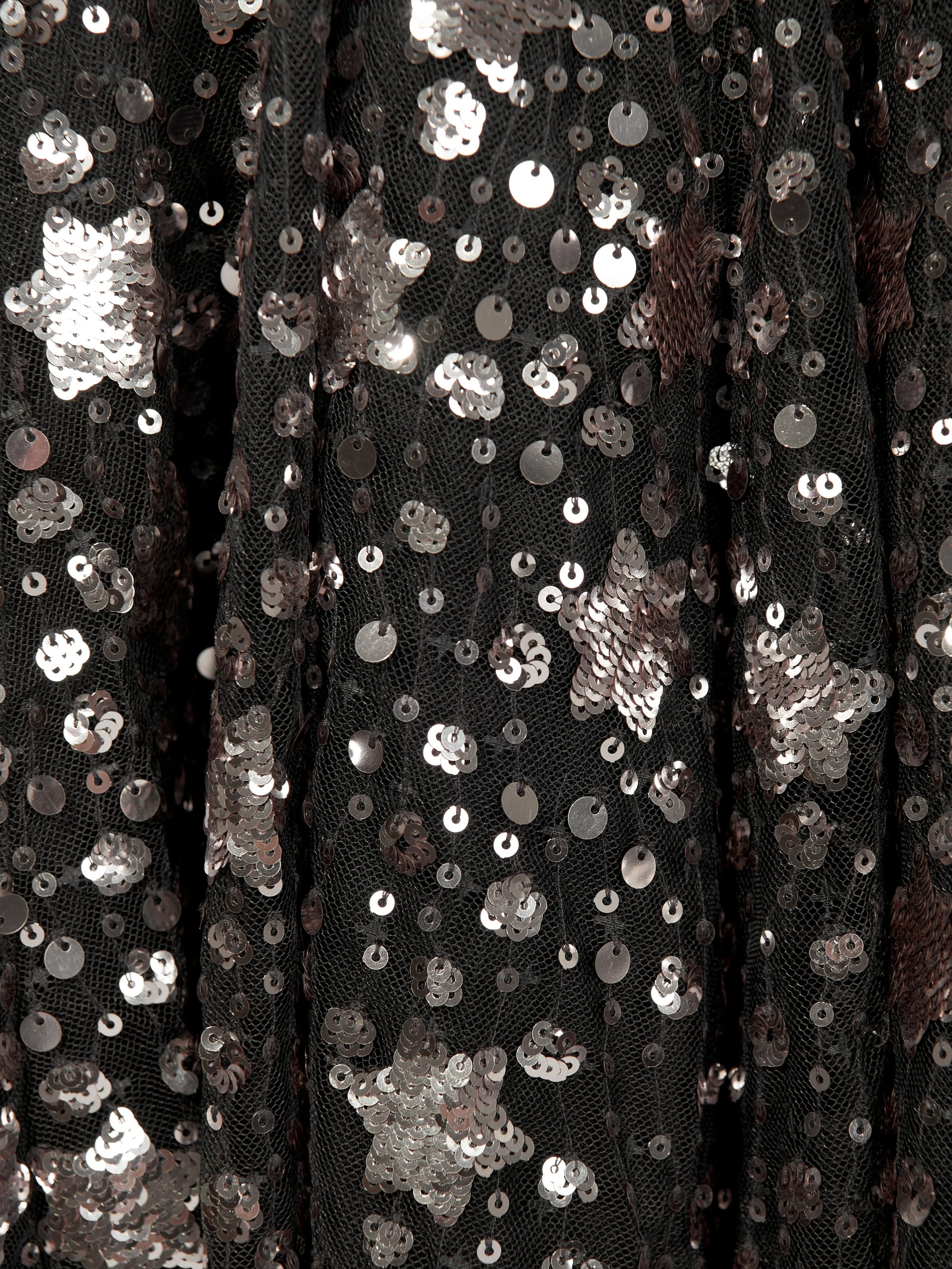 Needle & Thread Mädchen Sternschnuppenkleid in Schwarz