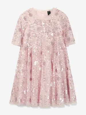 Needle & Thread Mädchen Sternschnuppenkleid in Rosa