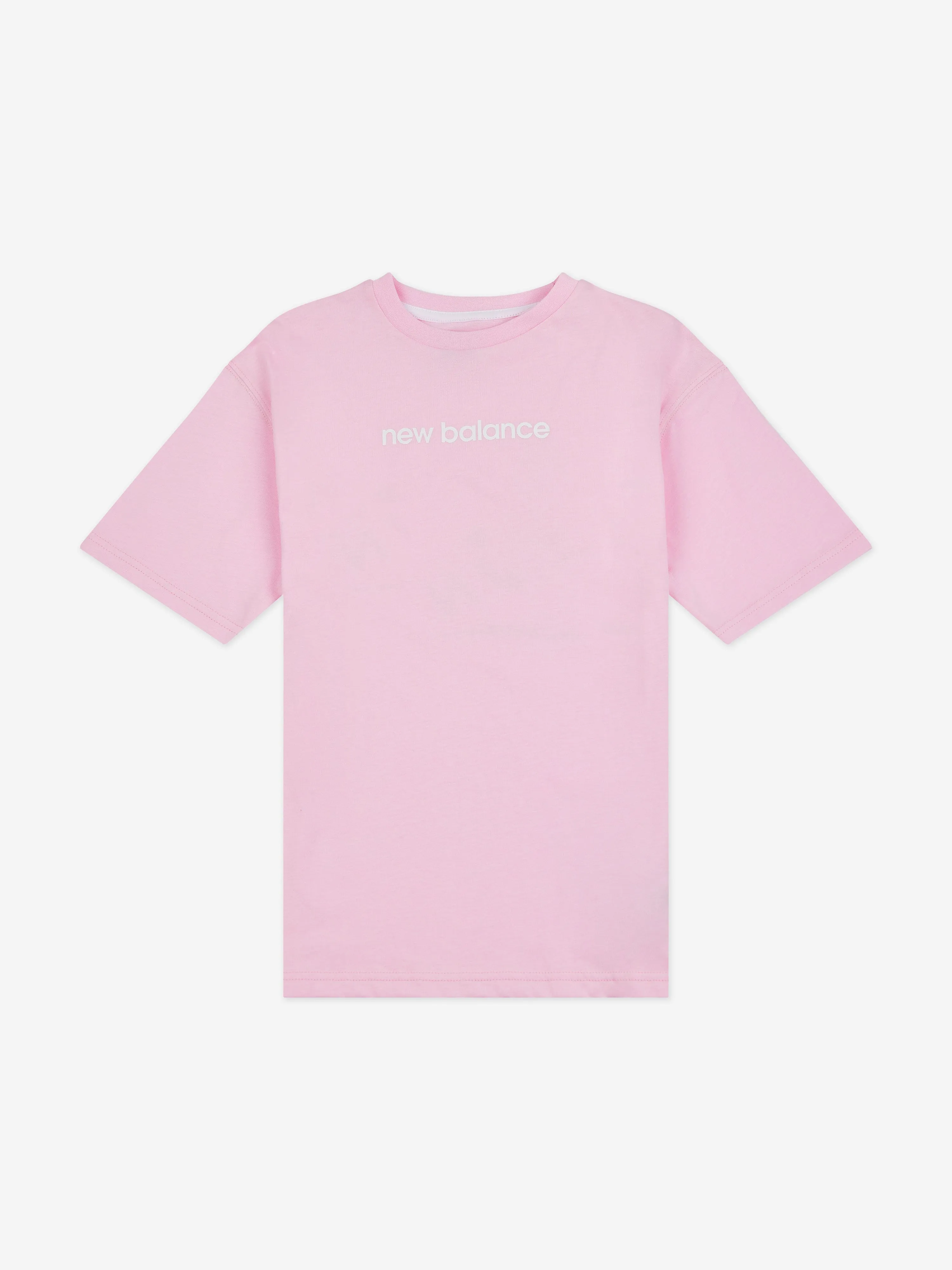 New Balance Mädchen Blumenmuster Turnschuhe Rückengrafik T-Shirt in Rosa