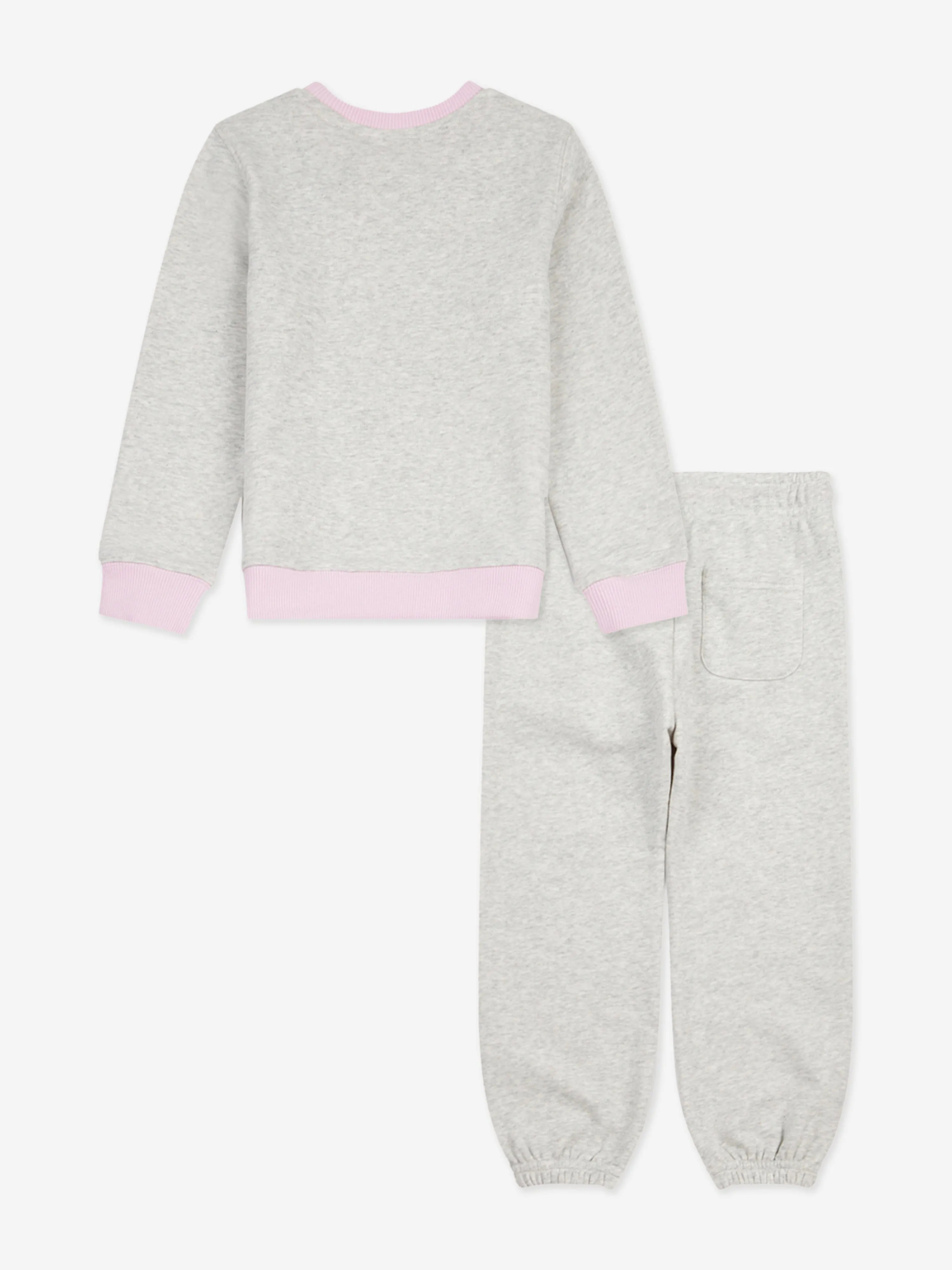 New Balance Mädchen Logo Tracksuit in Grau