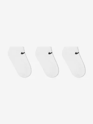 Nike Jungen Basic No-Show 3er-Pack Socken-Set in Weiß