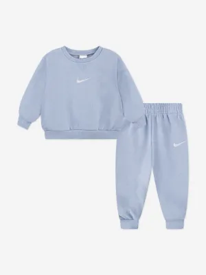 Nike Kids Essential Fleece Trainingsanzug in Blau