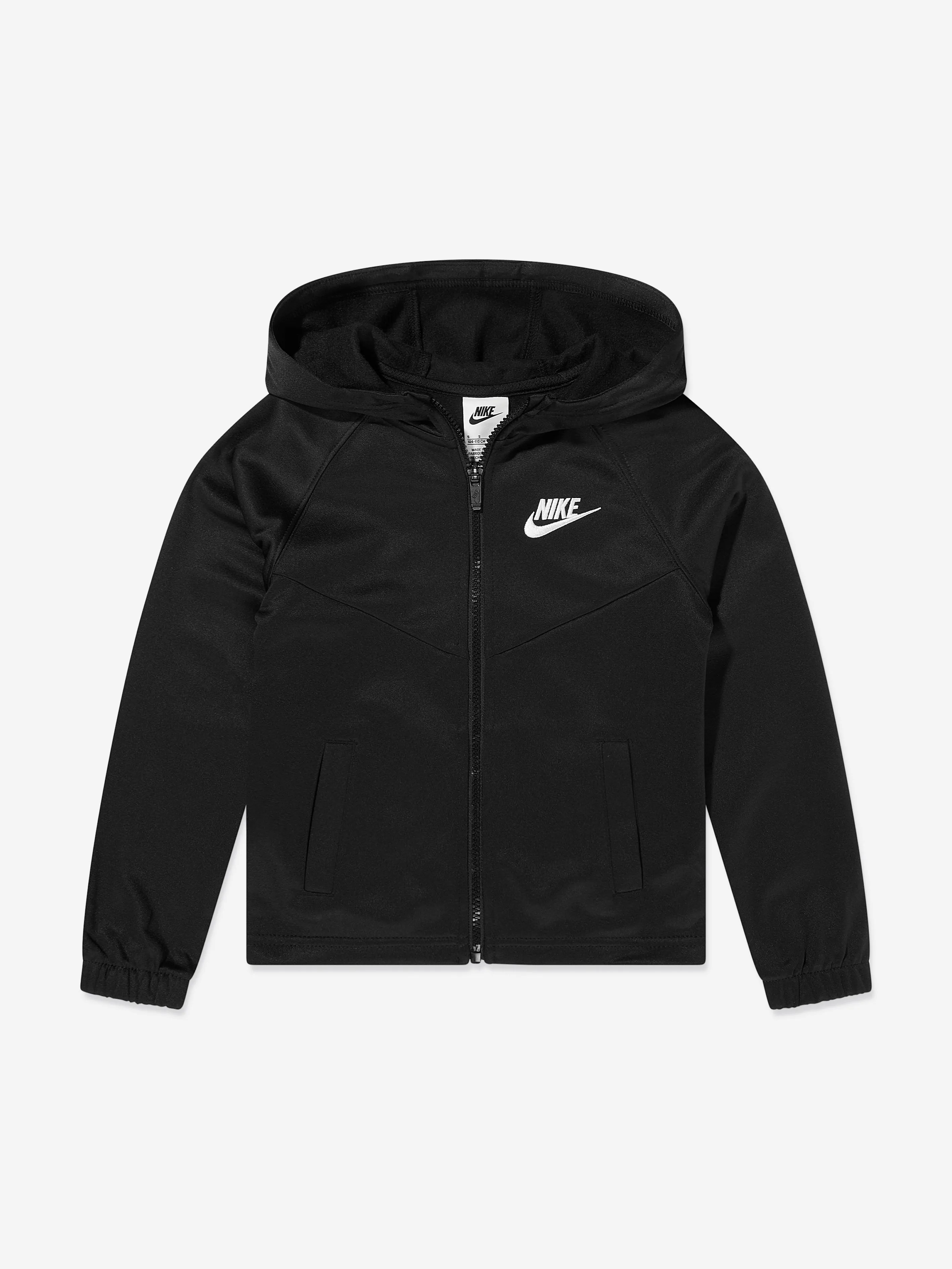 Nike Kids Lifestyle Essentials Full-Zip-Tracksuit in Schwarz