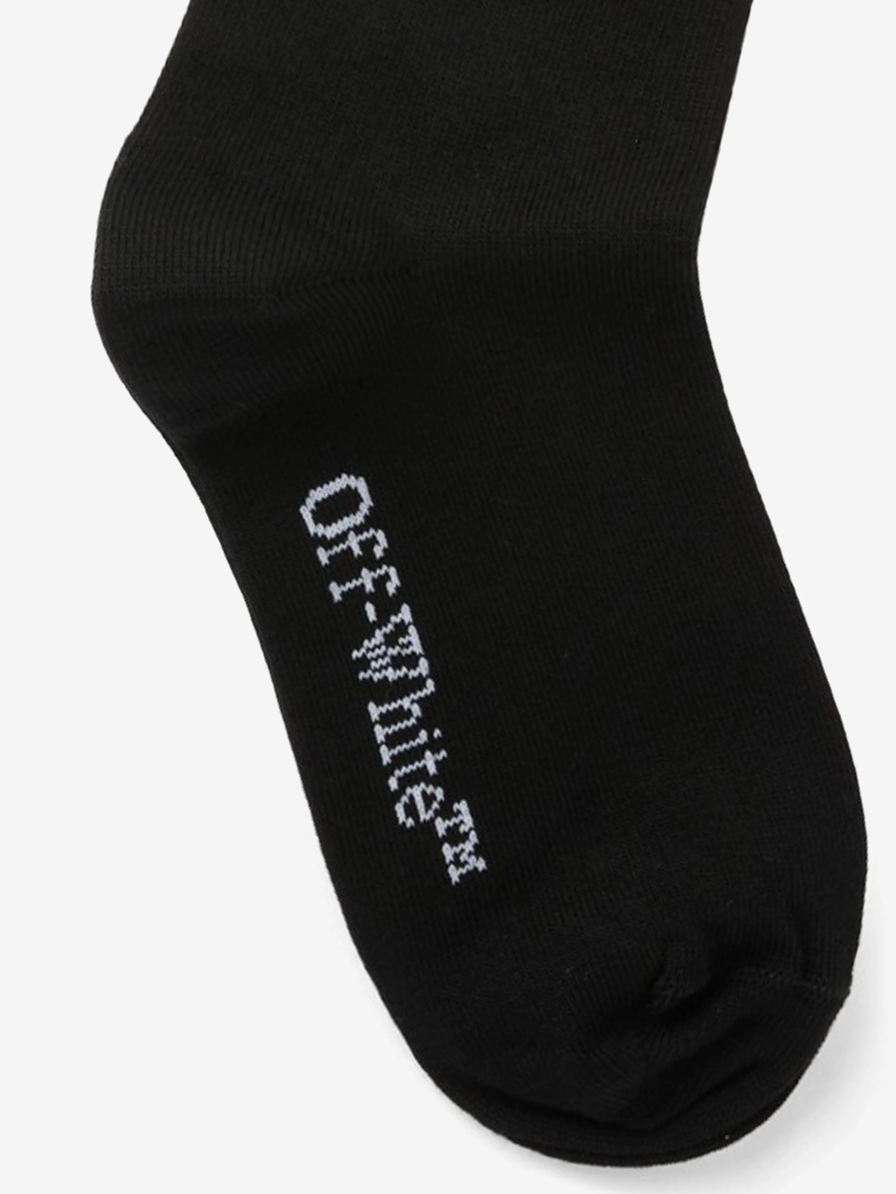 Off-White Kids Pfeil Mid High Socken in Schwarz