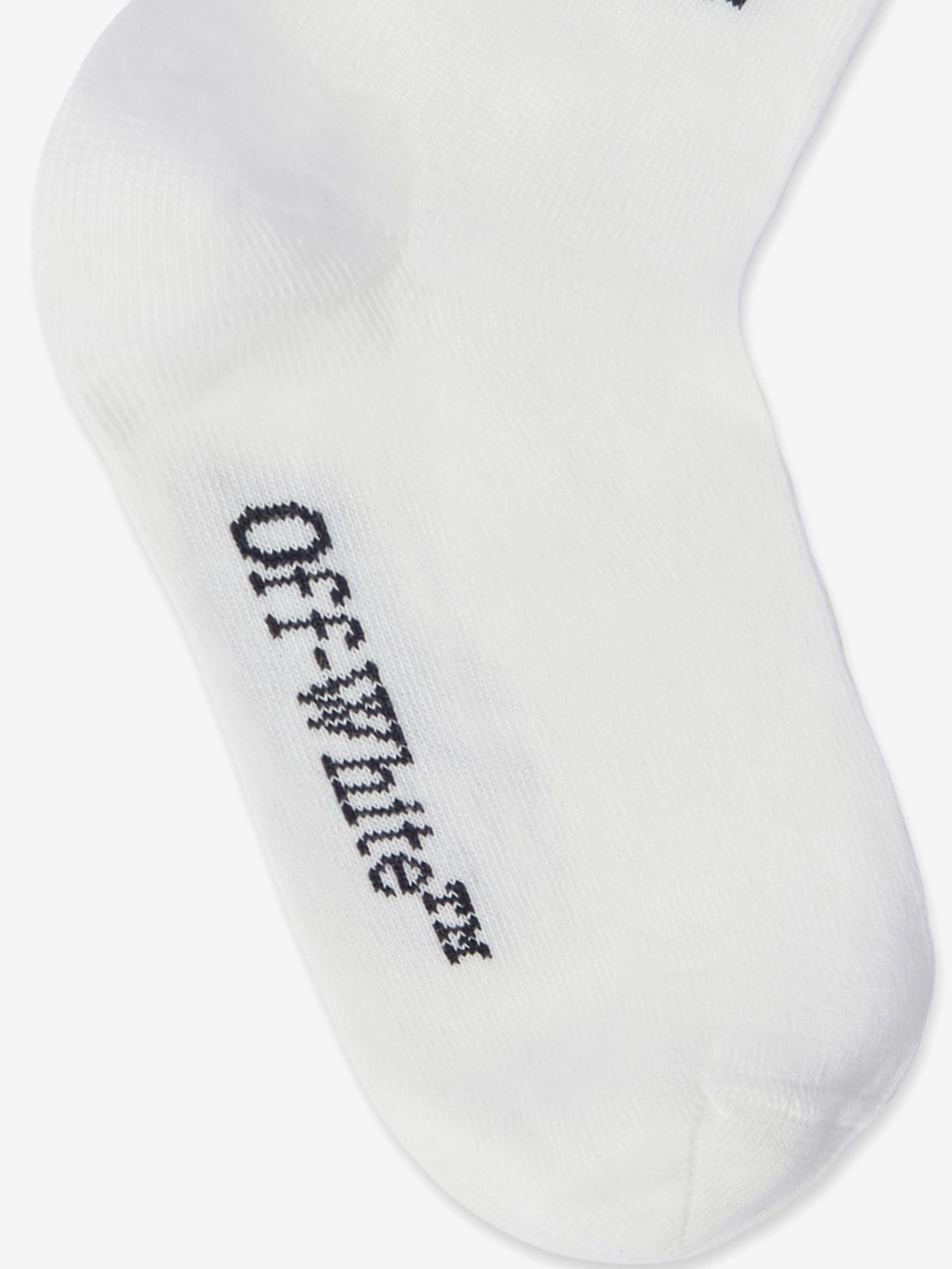 Off-White Kids Pfeil Mid High Socken in Weiß