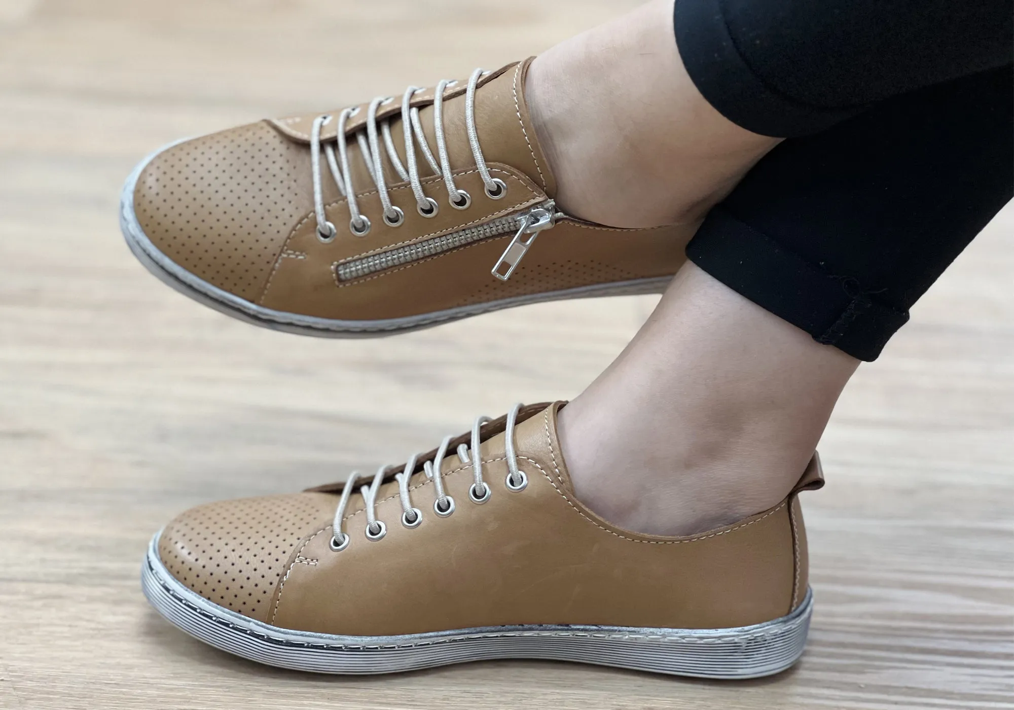 Orizonte Ashana Damen Europäische Bequeme Lederschuhe Orizonte Schuhe